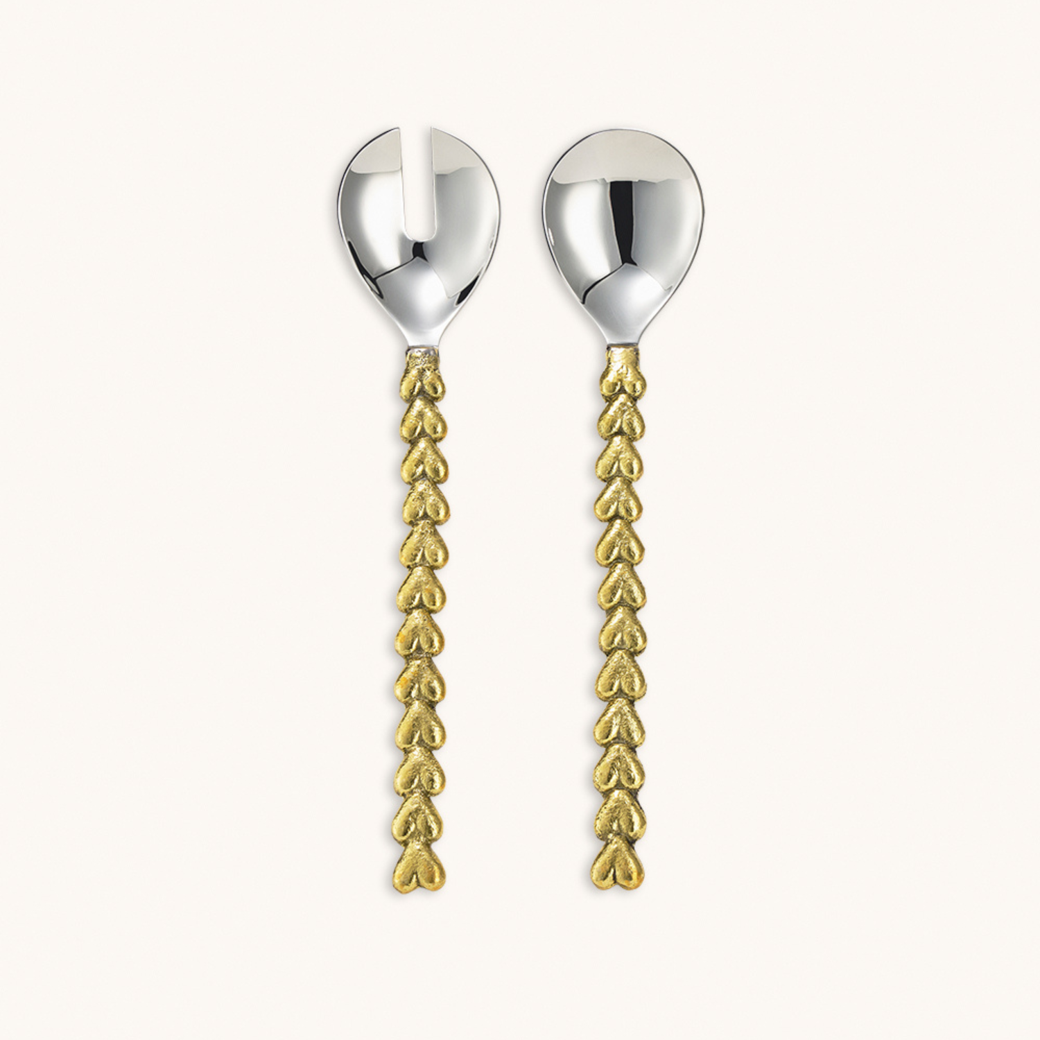 Salatbestikk Holly Heart i gaveeske