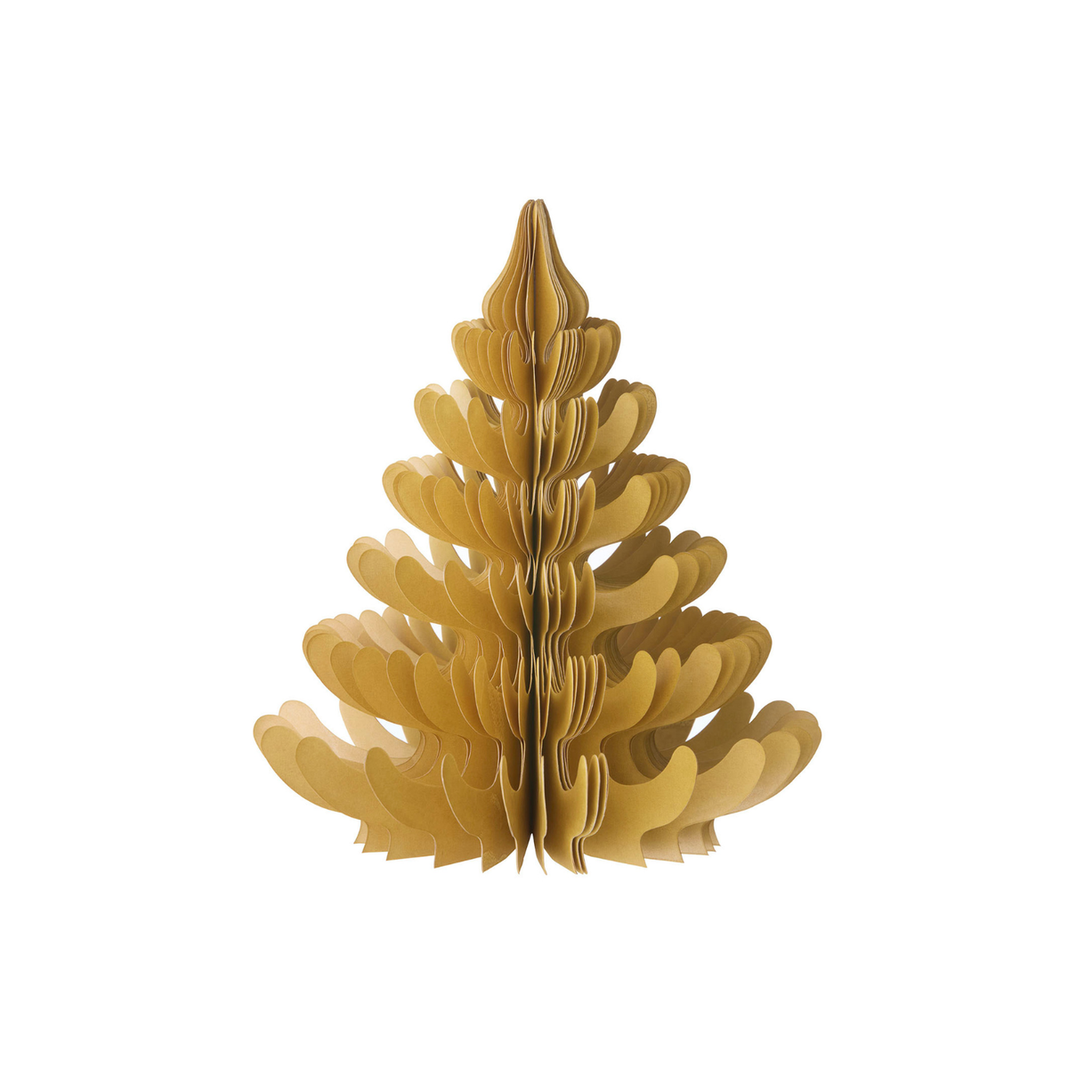 Papirjuletre Andina Pecan H 22 cm