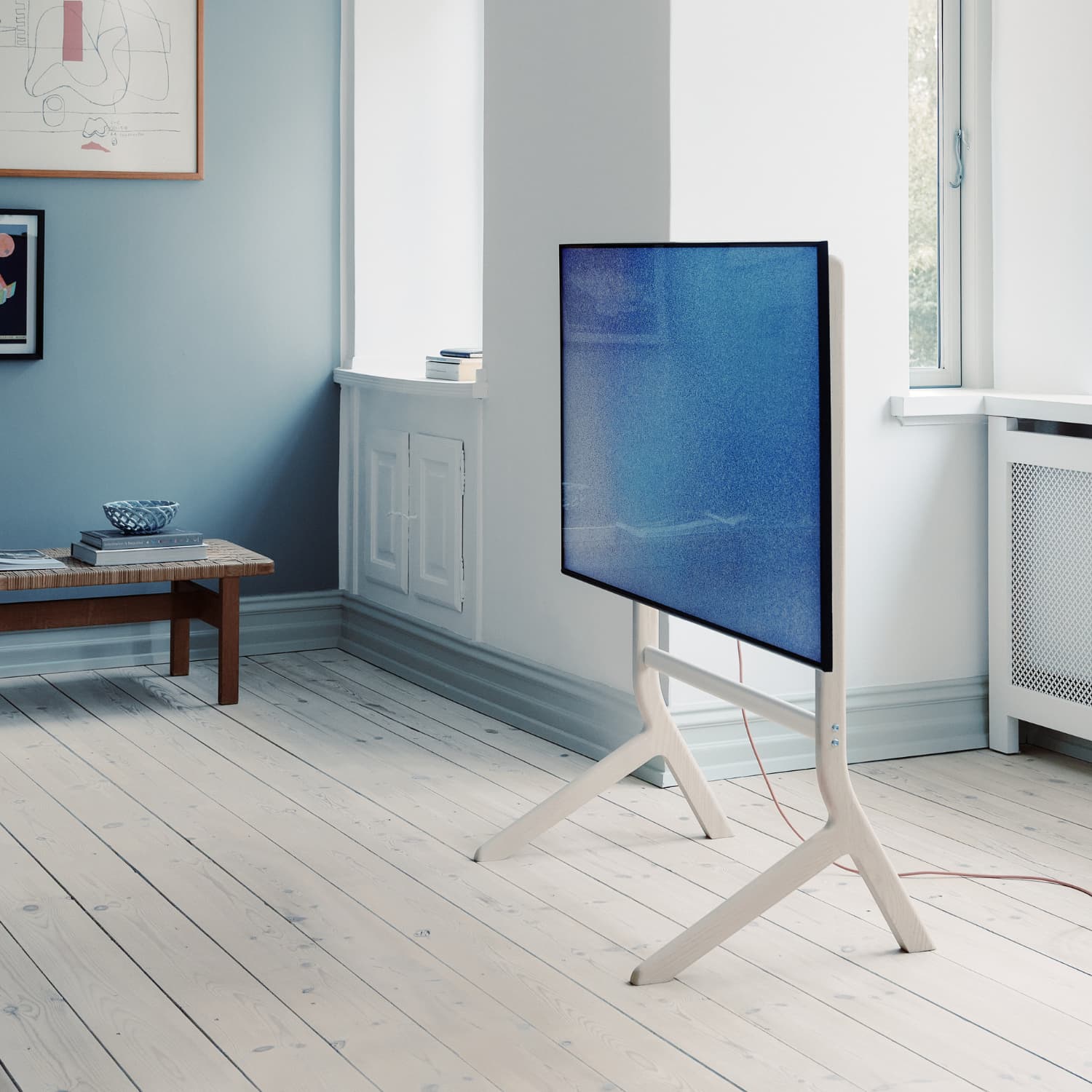 TV-stativ Hopper Light Oak