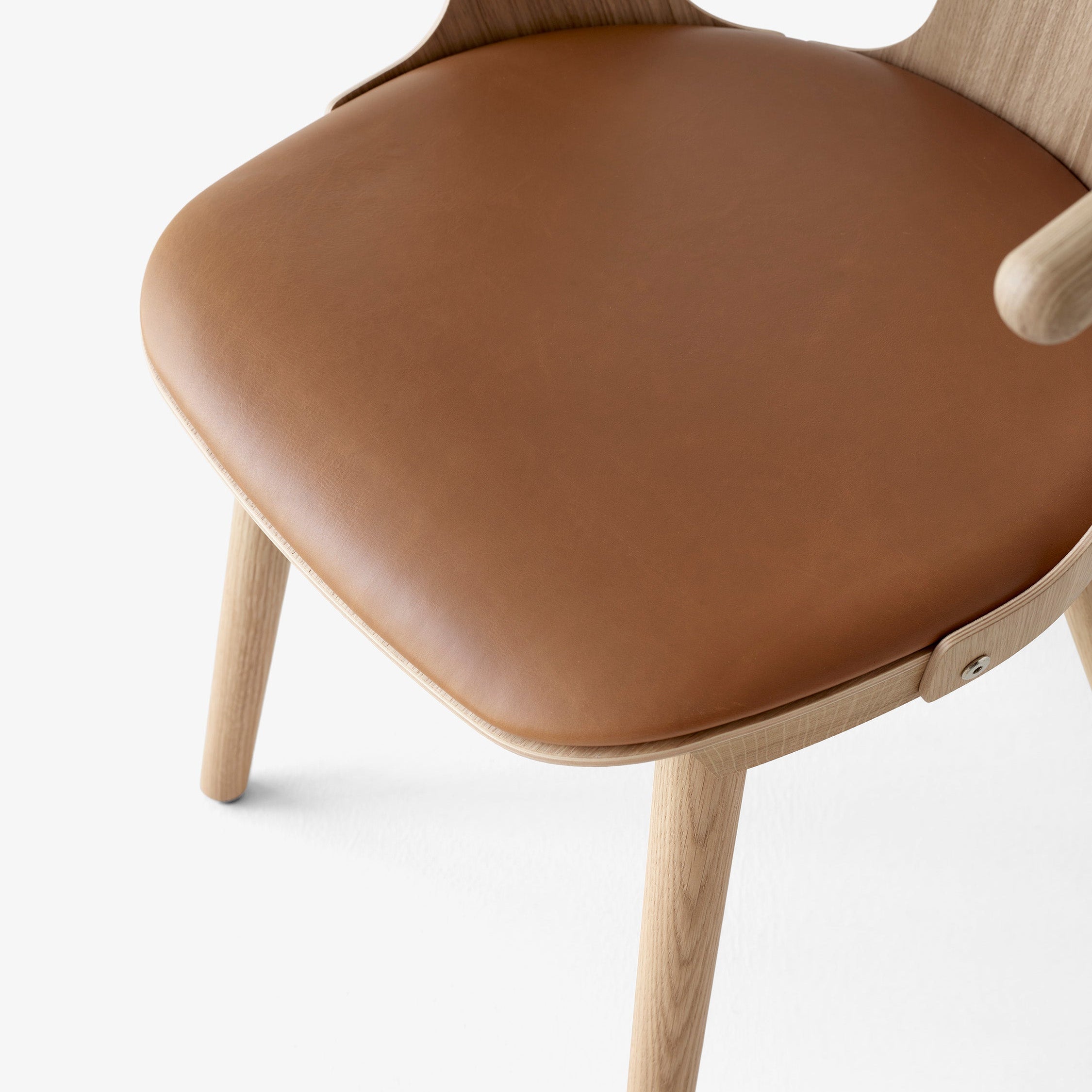 2 stk | In Between Stol SK2 Eik/Cognac Skinn