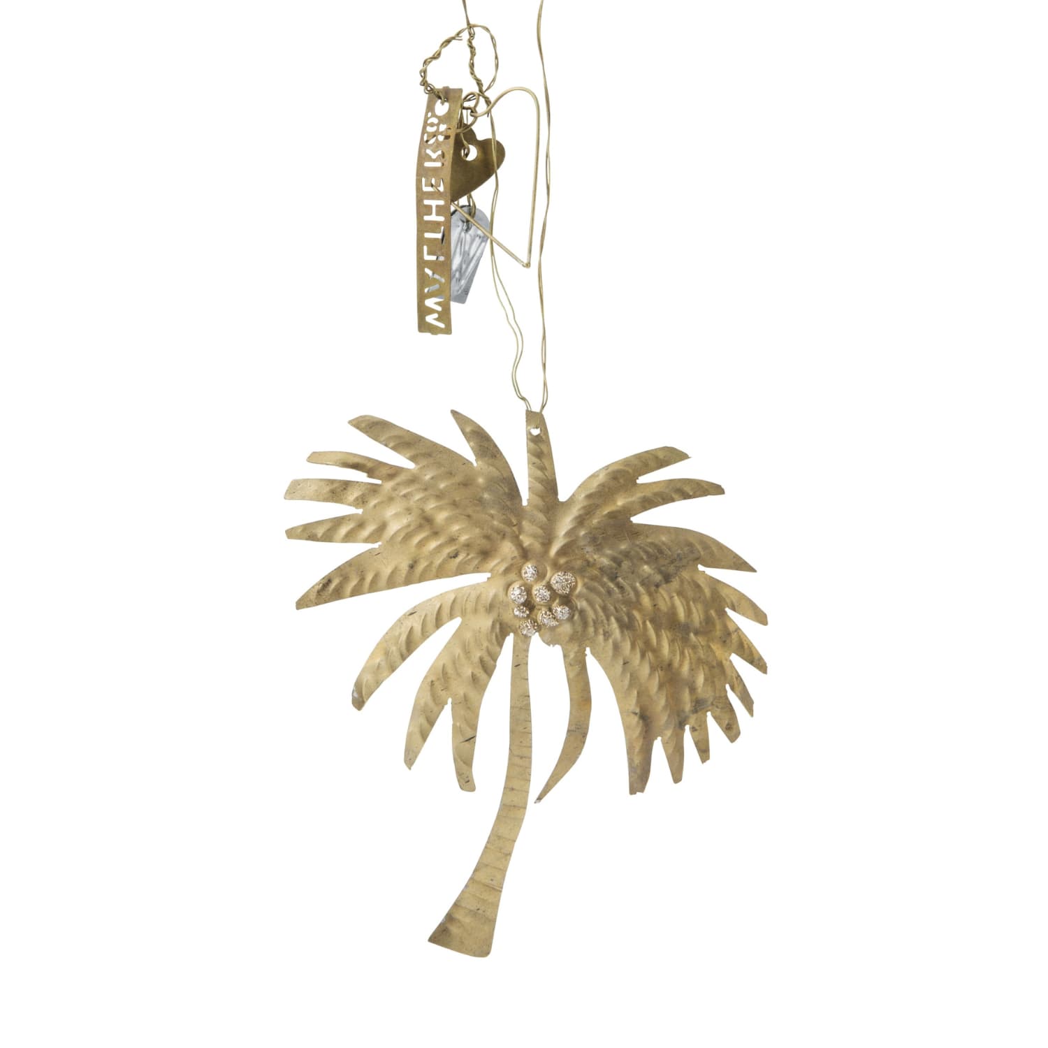 Juletrepynt Palmetre Messing