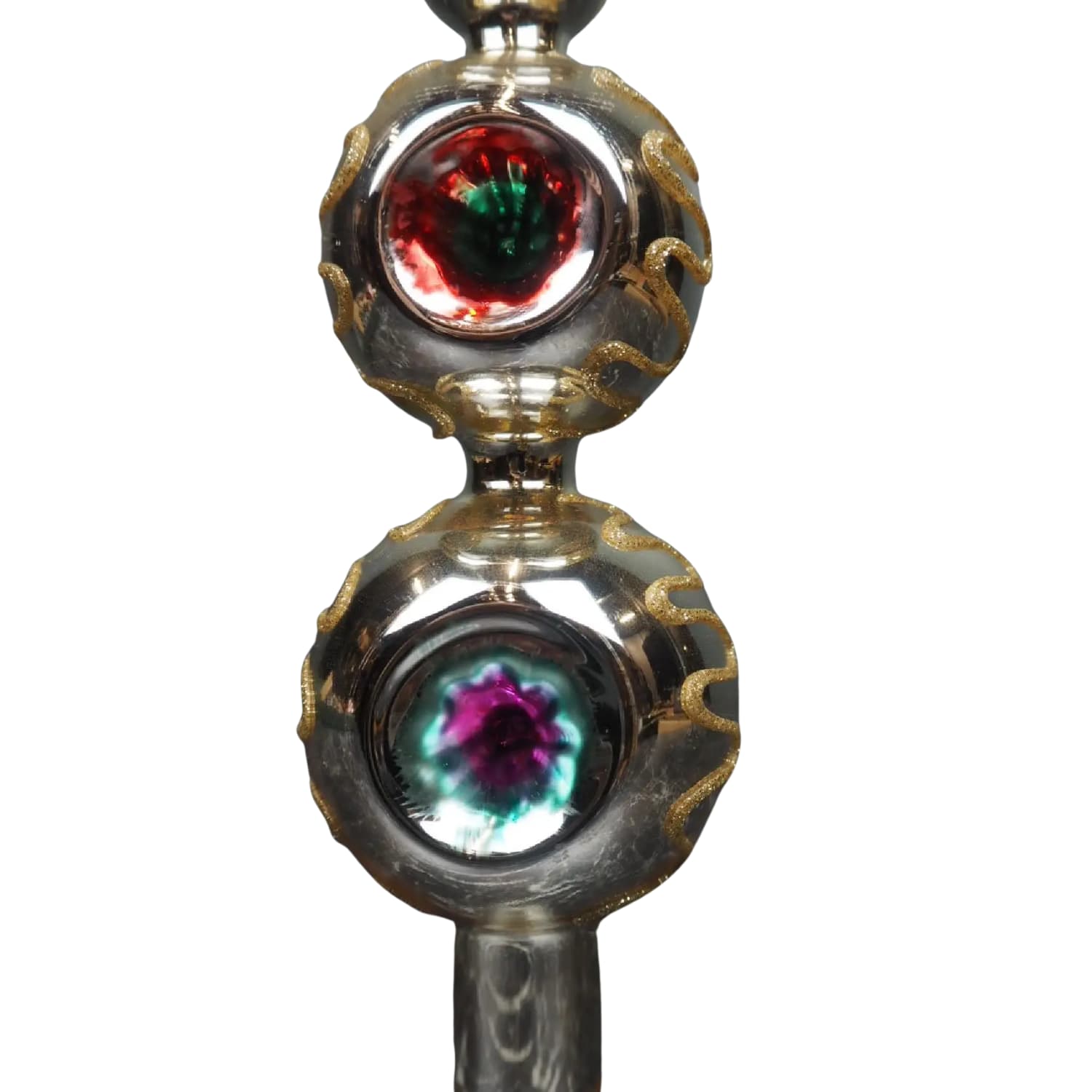 Juletrespir Reflect Golden detalj