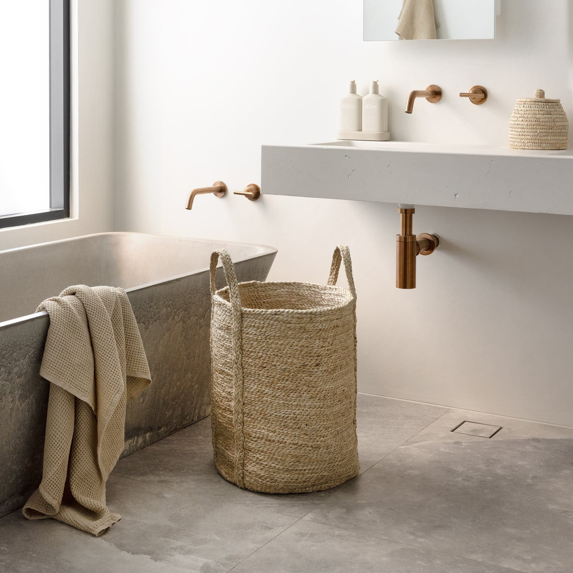 Kurv Jute Natur H:52