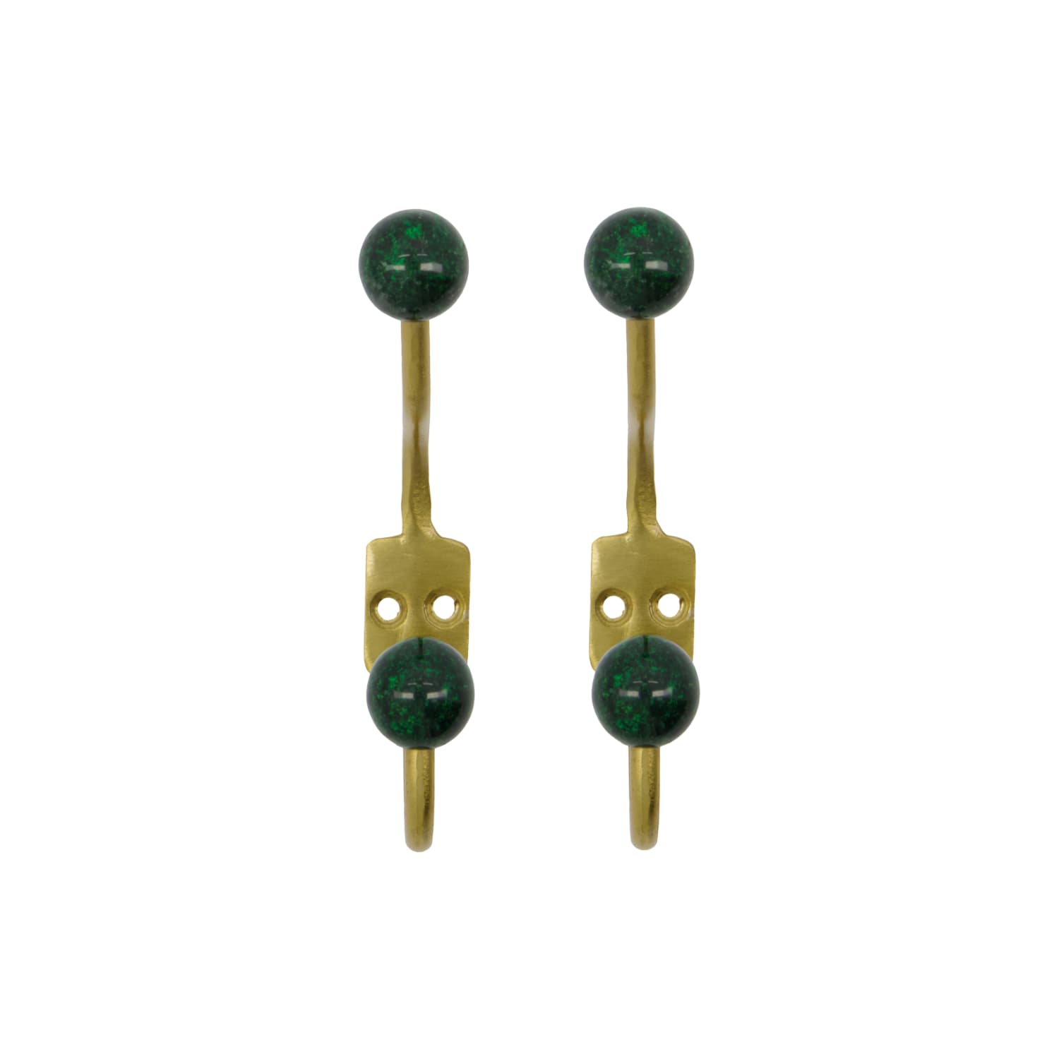 2 stk | Knagg Ball Grønn H:13