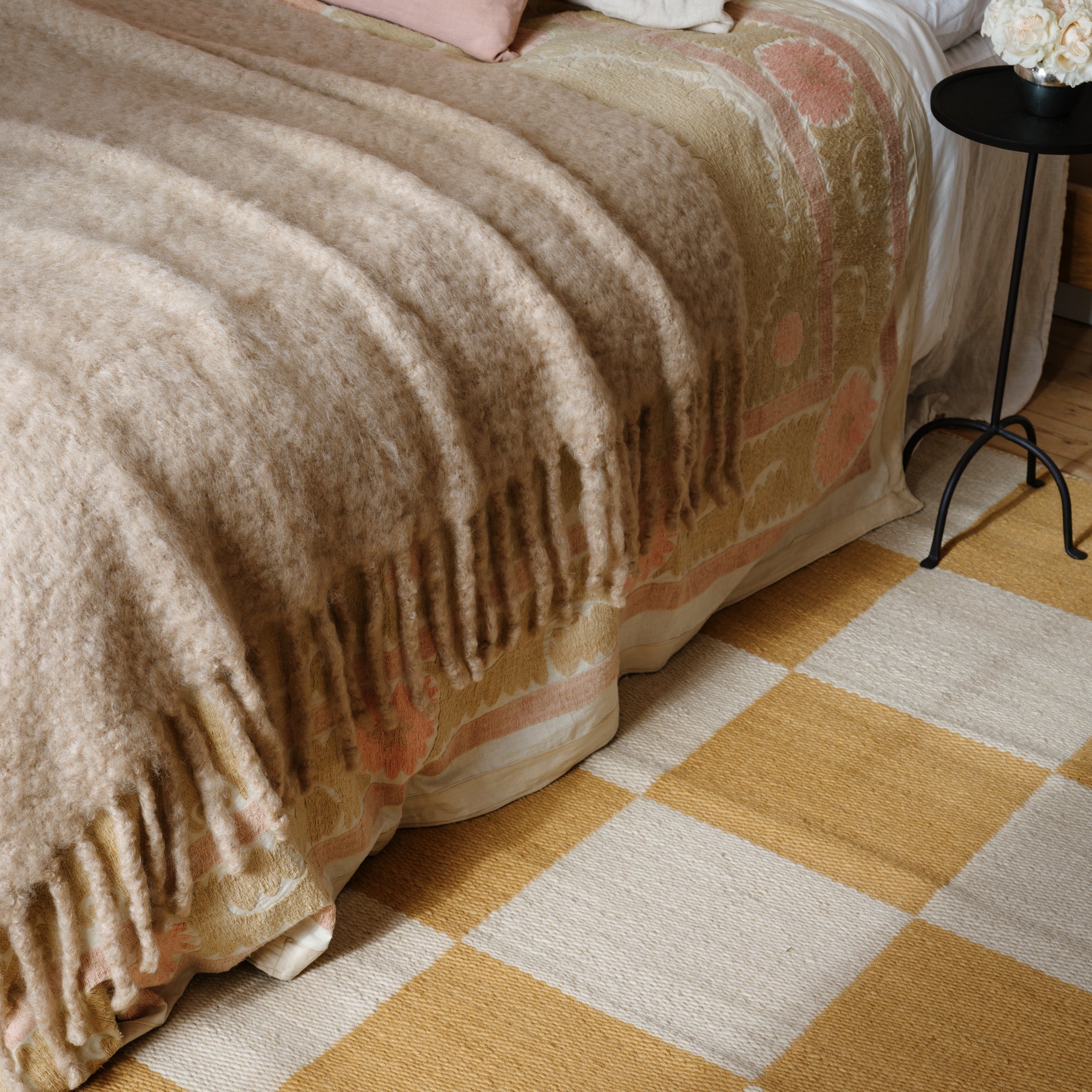 Gulvteppe Chess Harvest Yellow