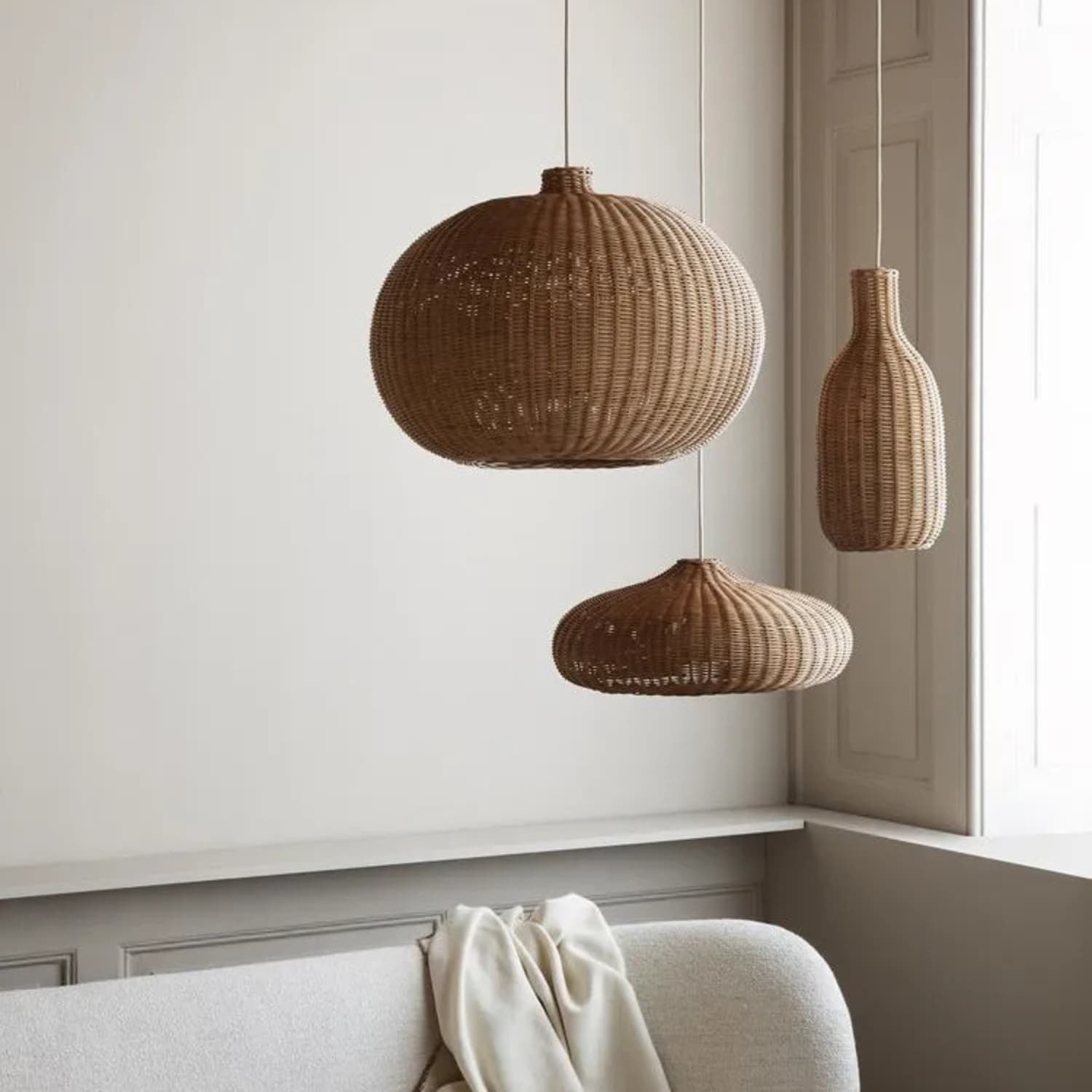 Lampeskjerm Braided Natural