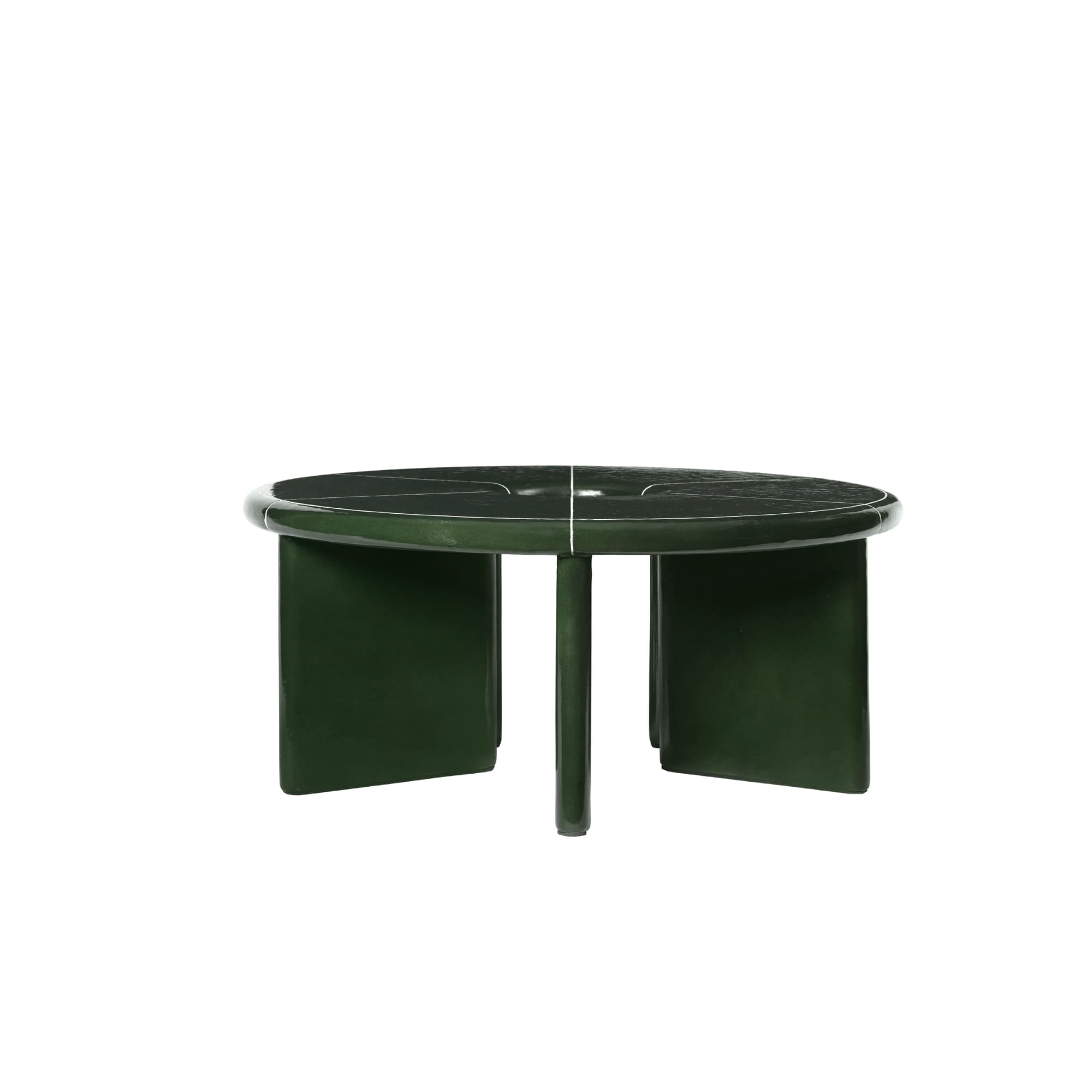 Loungebord Deya Ø80 Dark Green