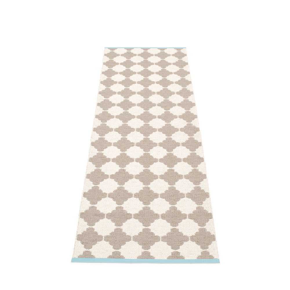 Marre Mud/Vanilla - Turquoise stripe