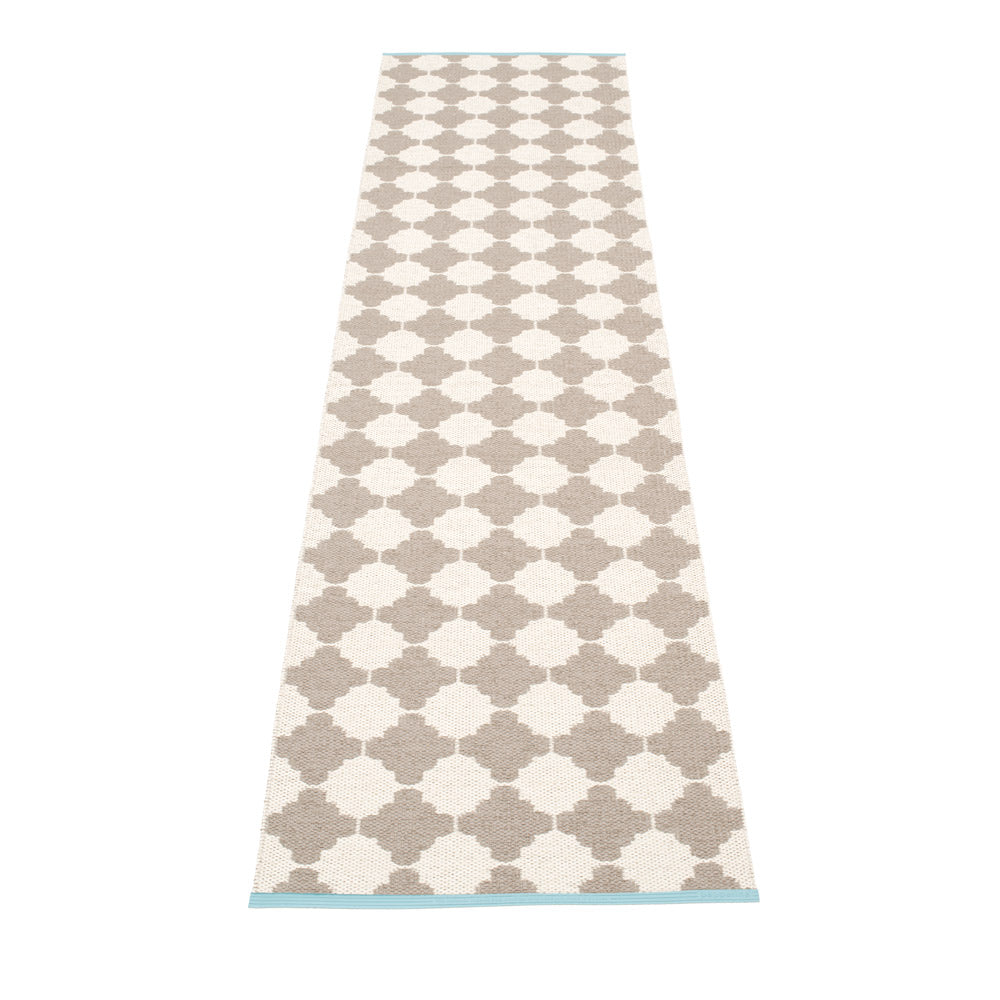 Marre Mud/Vanilla - Turquoise stripe