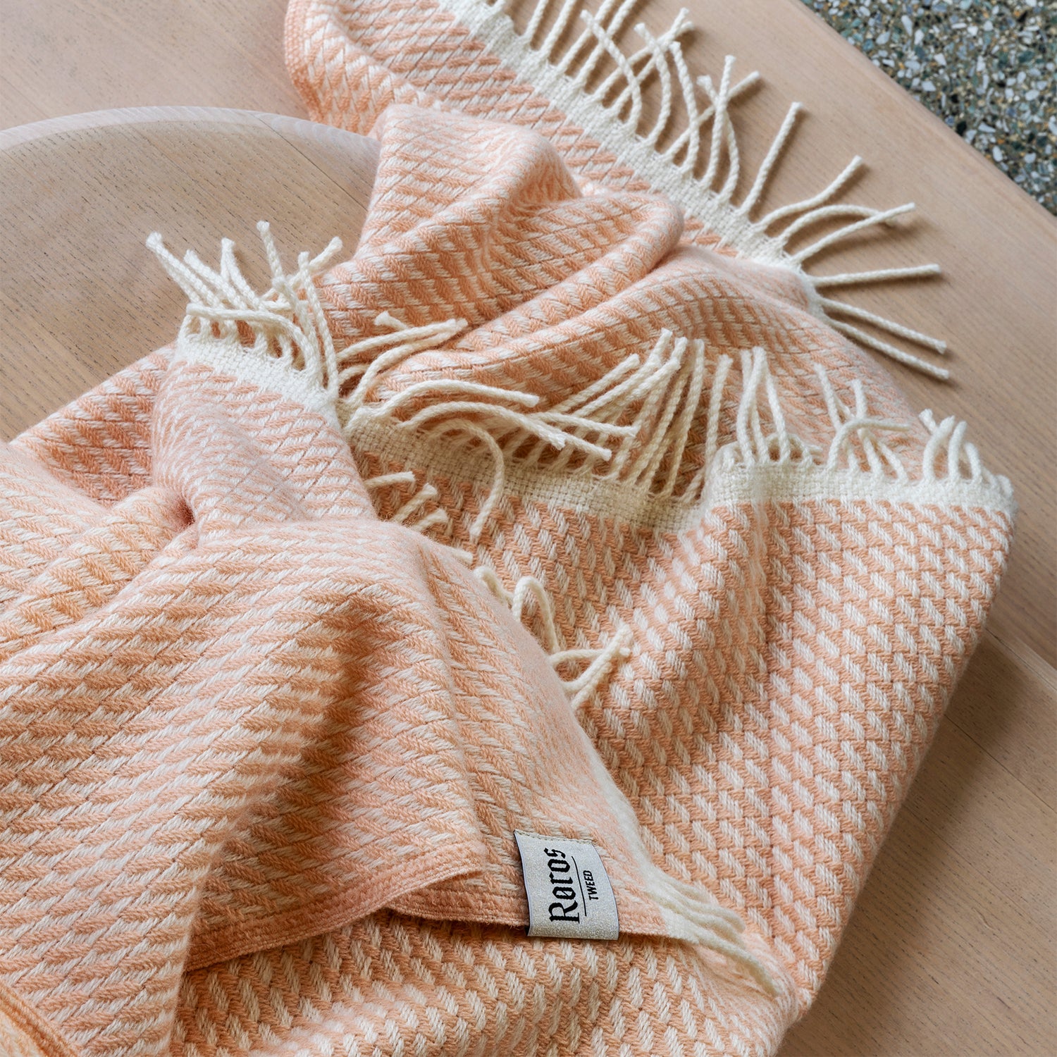 Ullpledd Mello Powder Pink