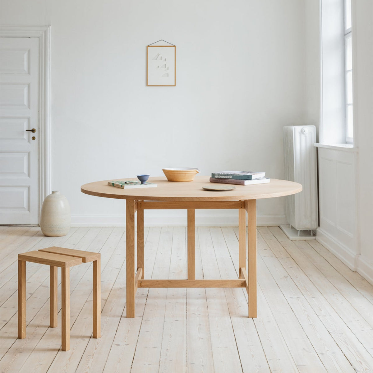 Spisebord Round Dining Table Eik Ø130 cm