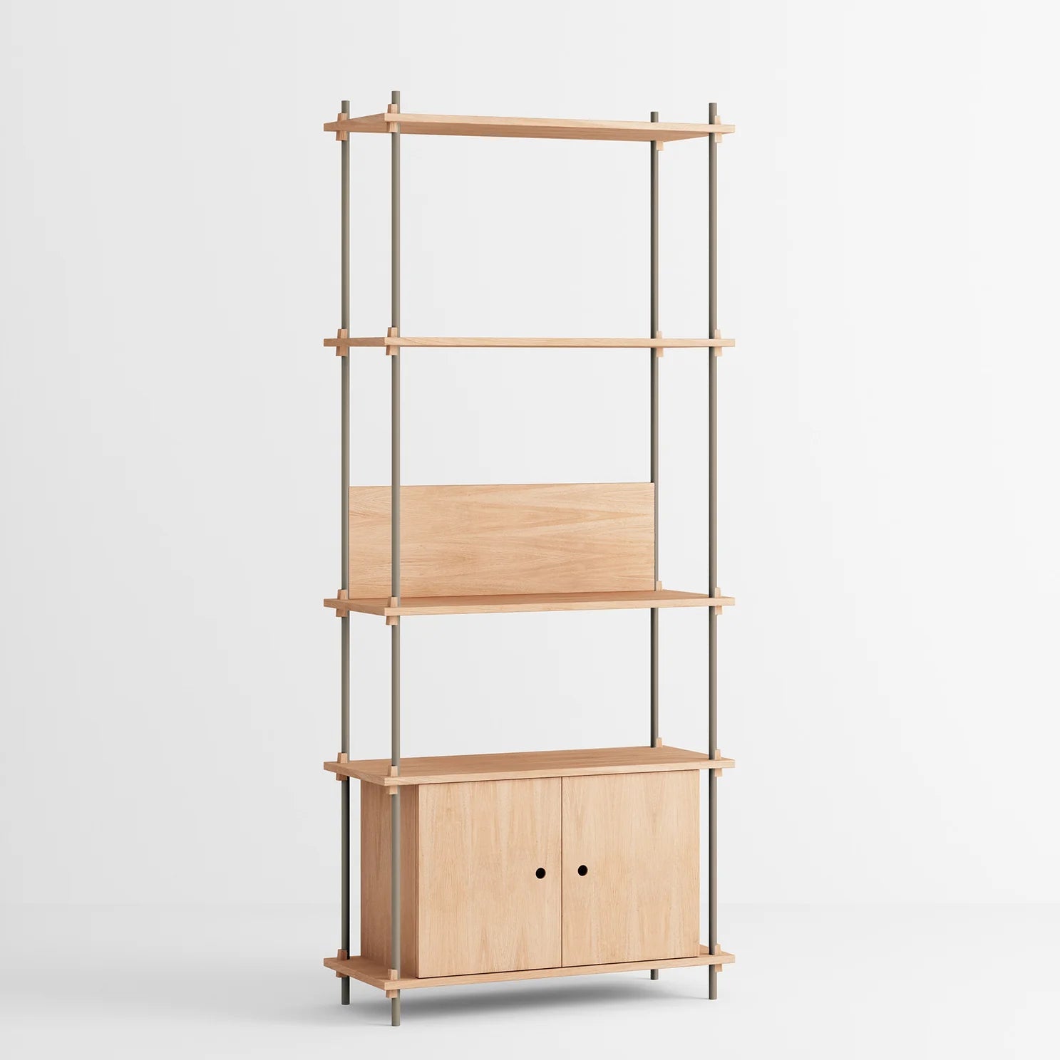 Moebe hylle med skap 200x86