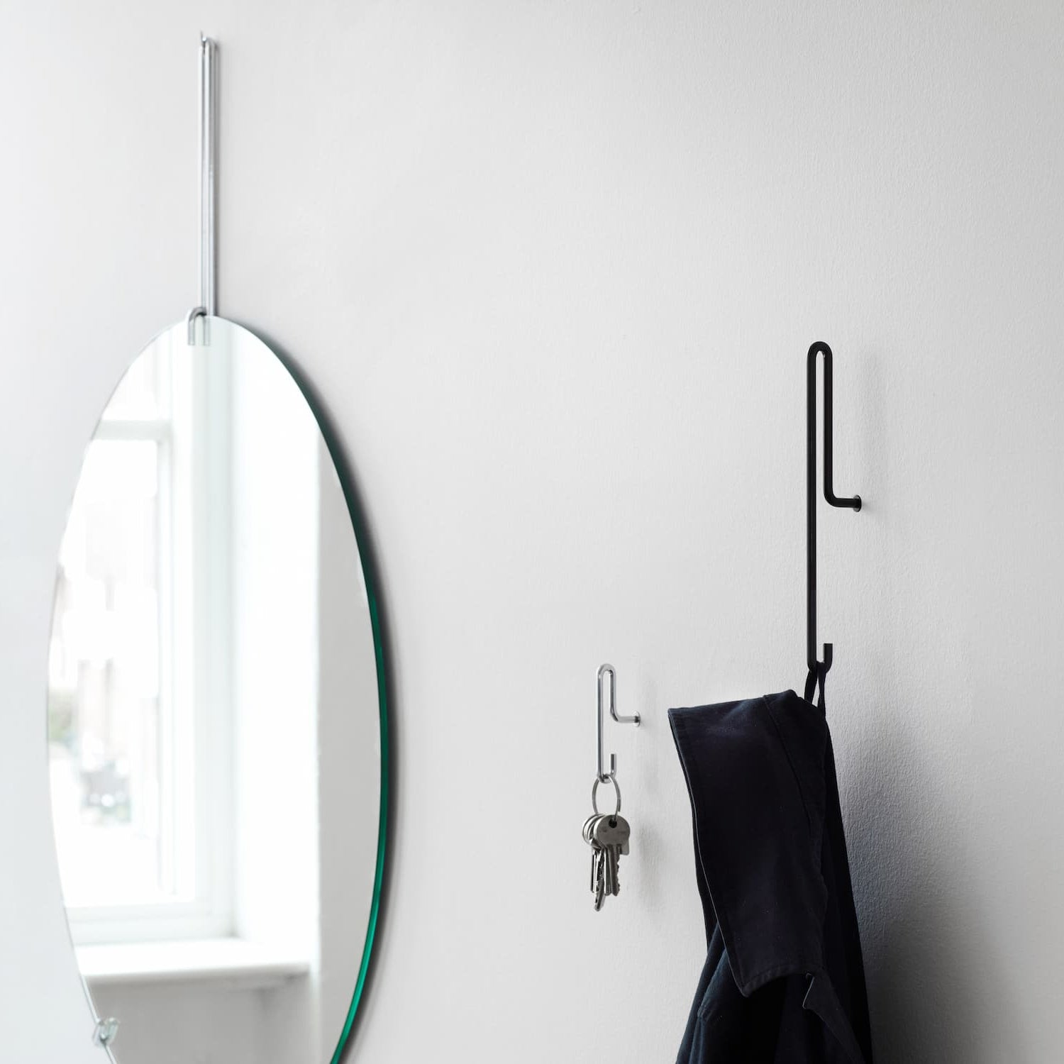 Knagg Moebe Stainless Steel (2 stk)