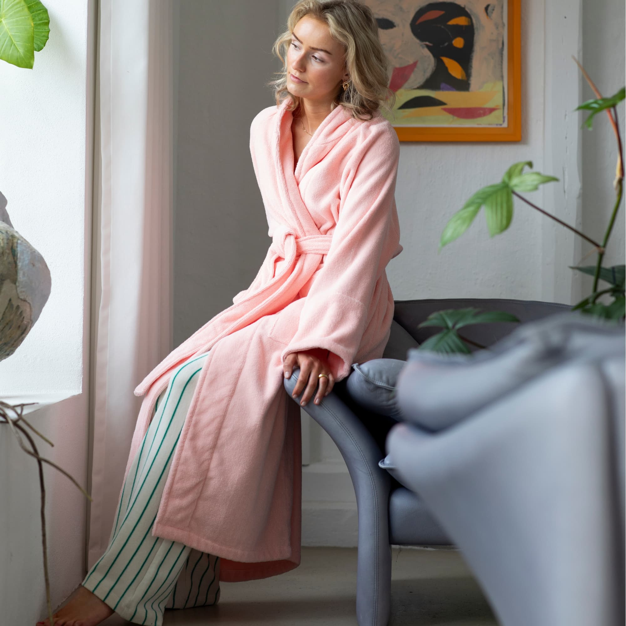 Morgenkåpe Blush