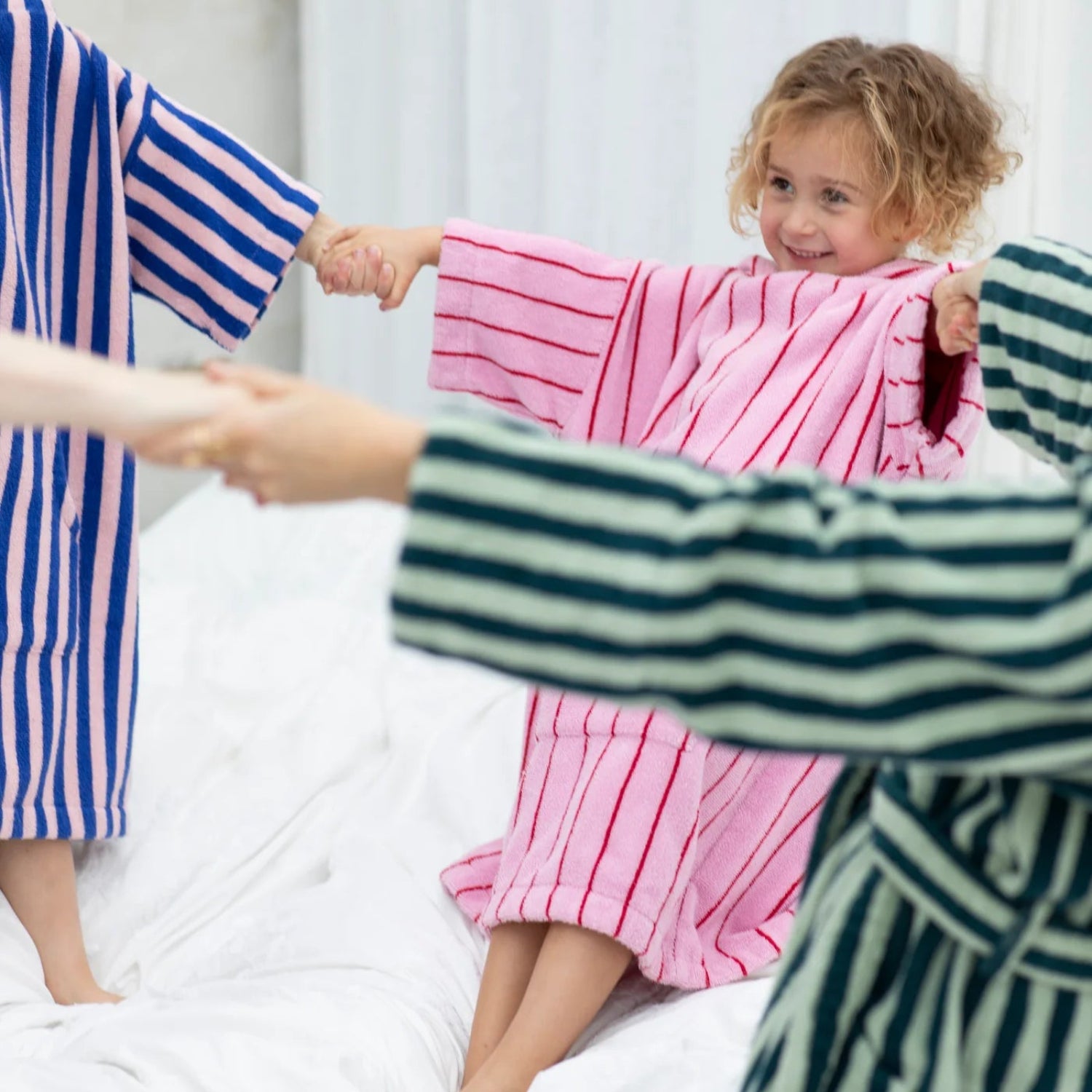 Badeponcho Kids Baby Pink & Ski Patrol
