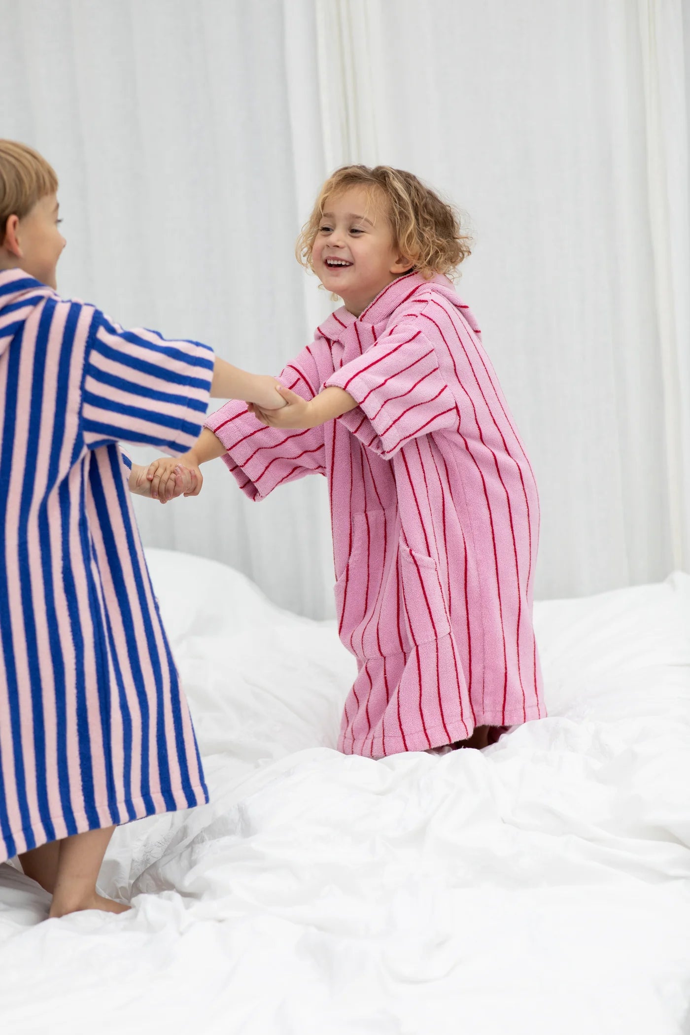 Badehåndkle Poncho Kids Baby Pink & Ski Patrol