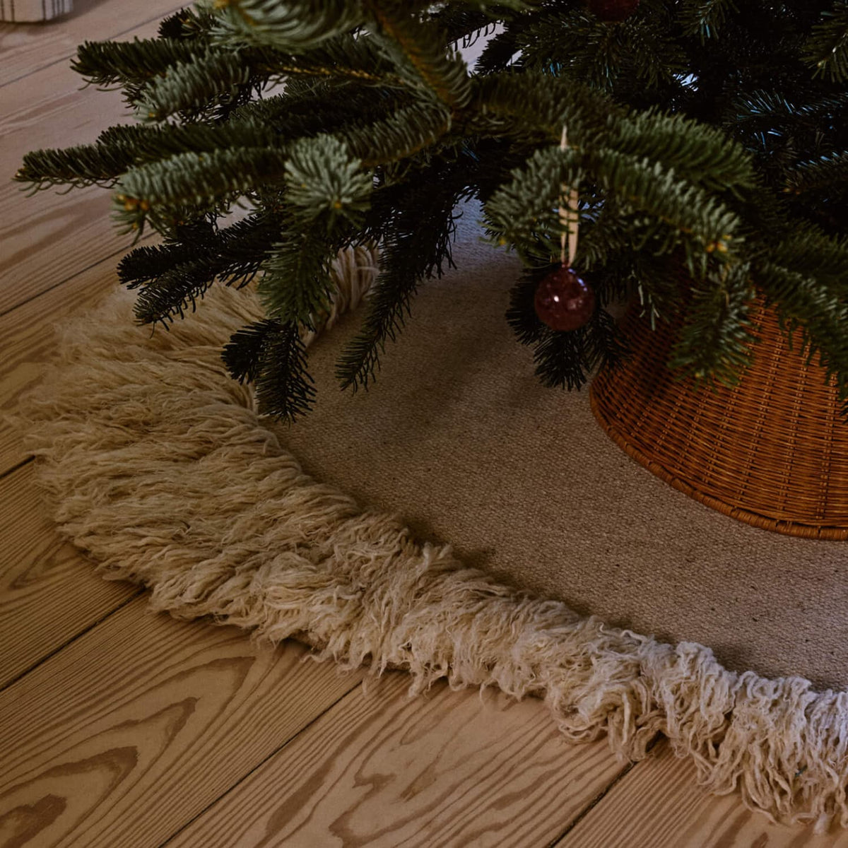 Juletreteppe Norte Natural Ø120 cm