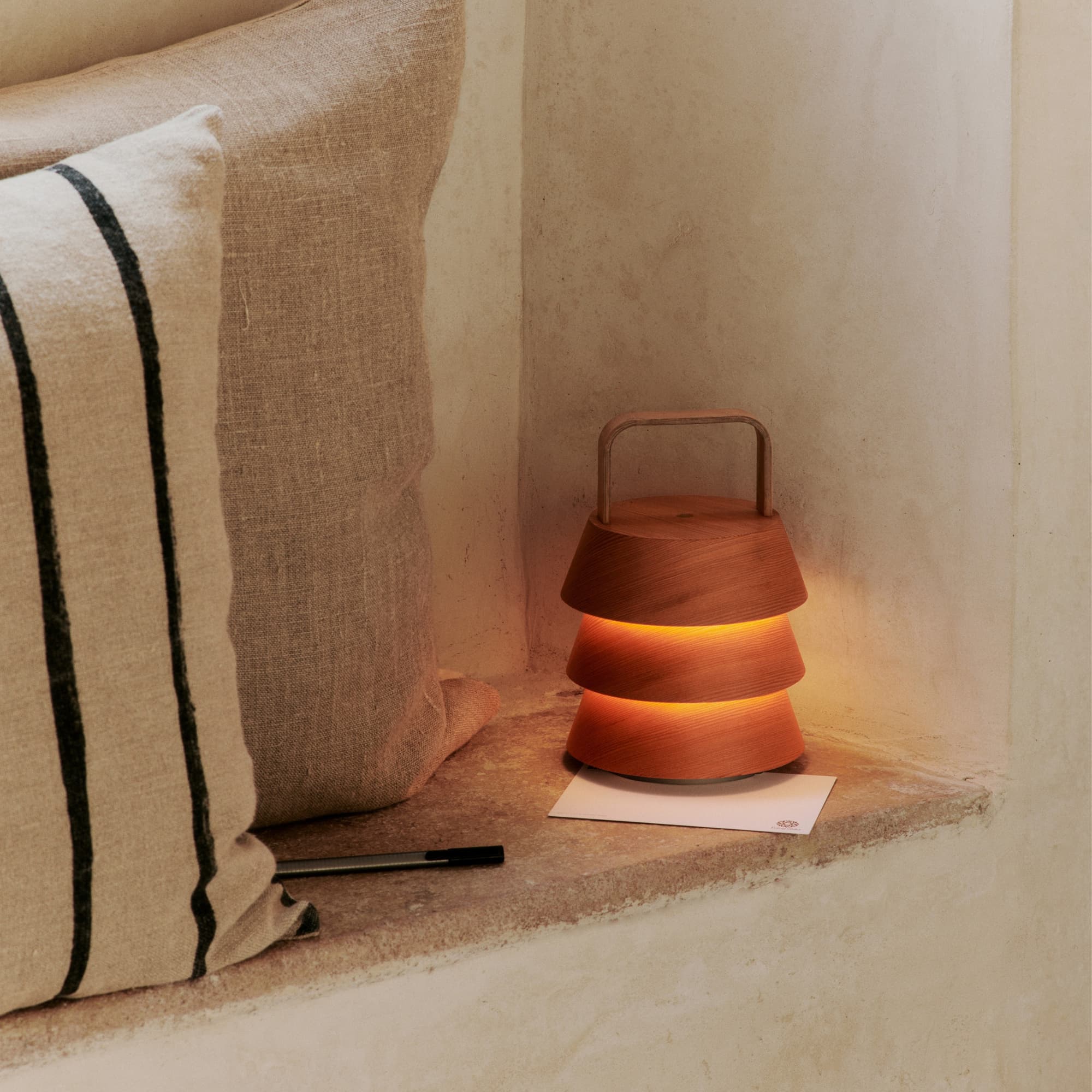 Oppladbar Lampe Luver Natural