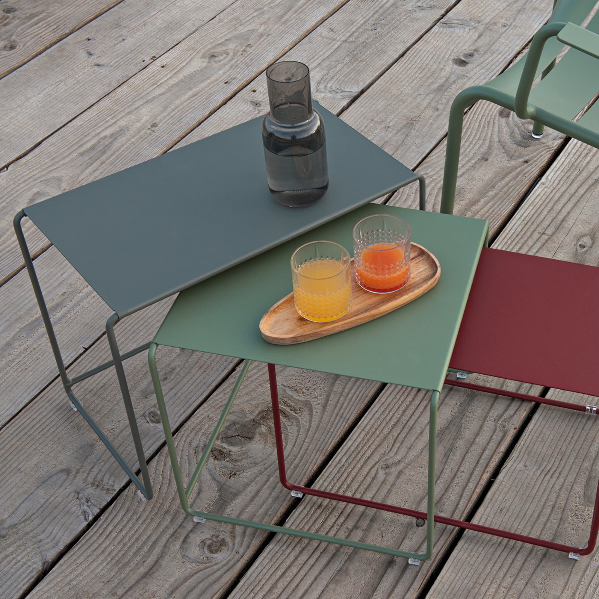 3 stk | Utendørsbord Oulala