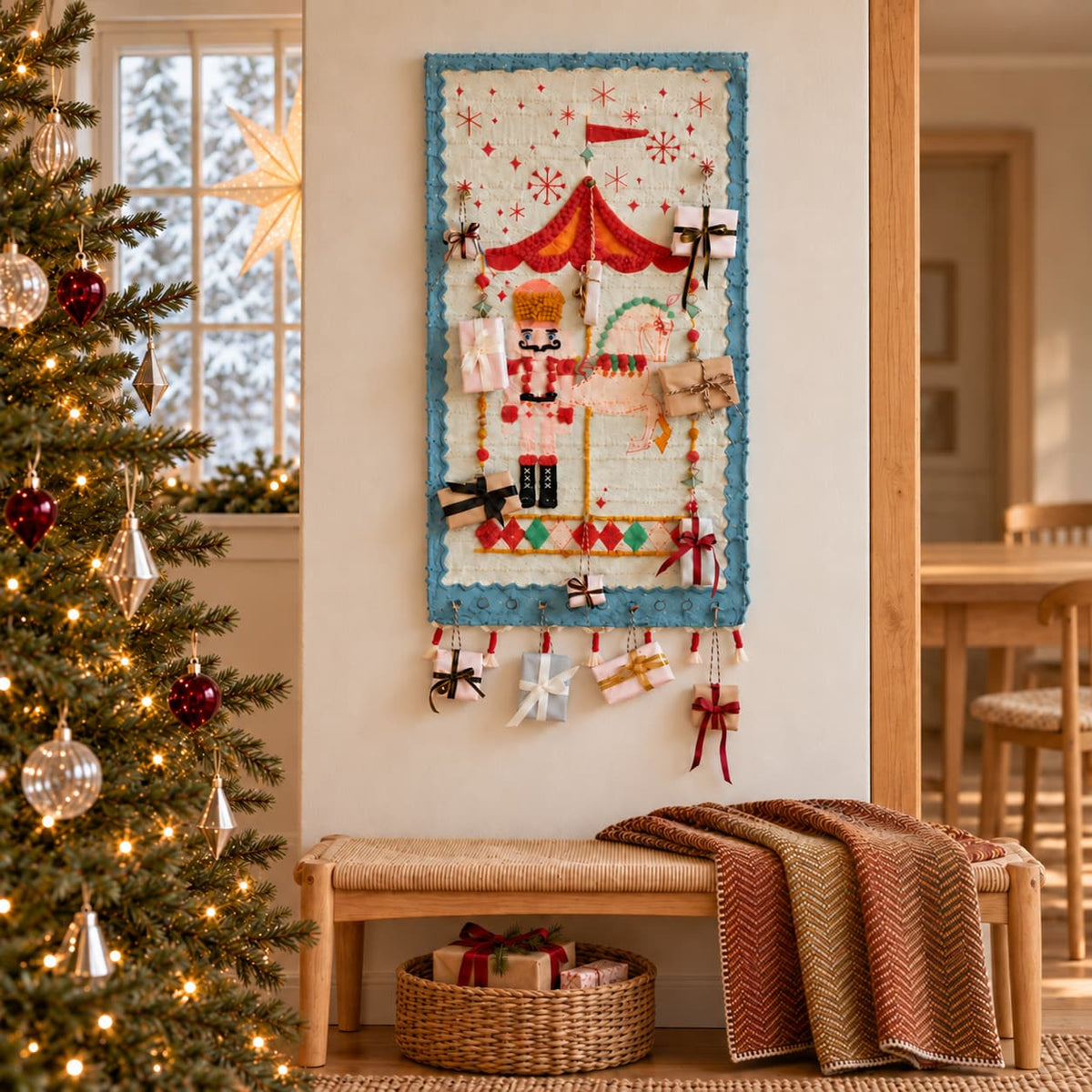 Vegghengt Pakkekalender