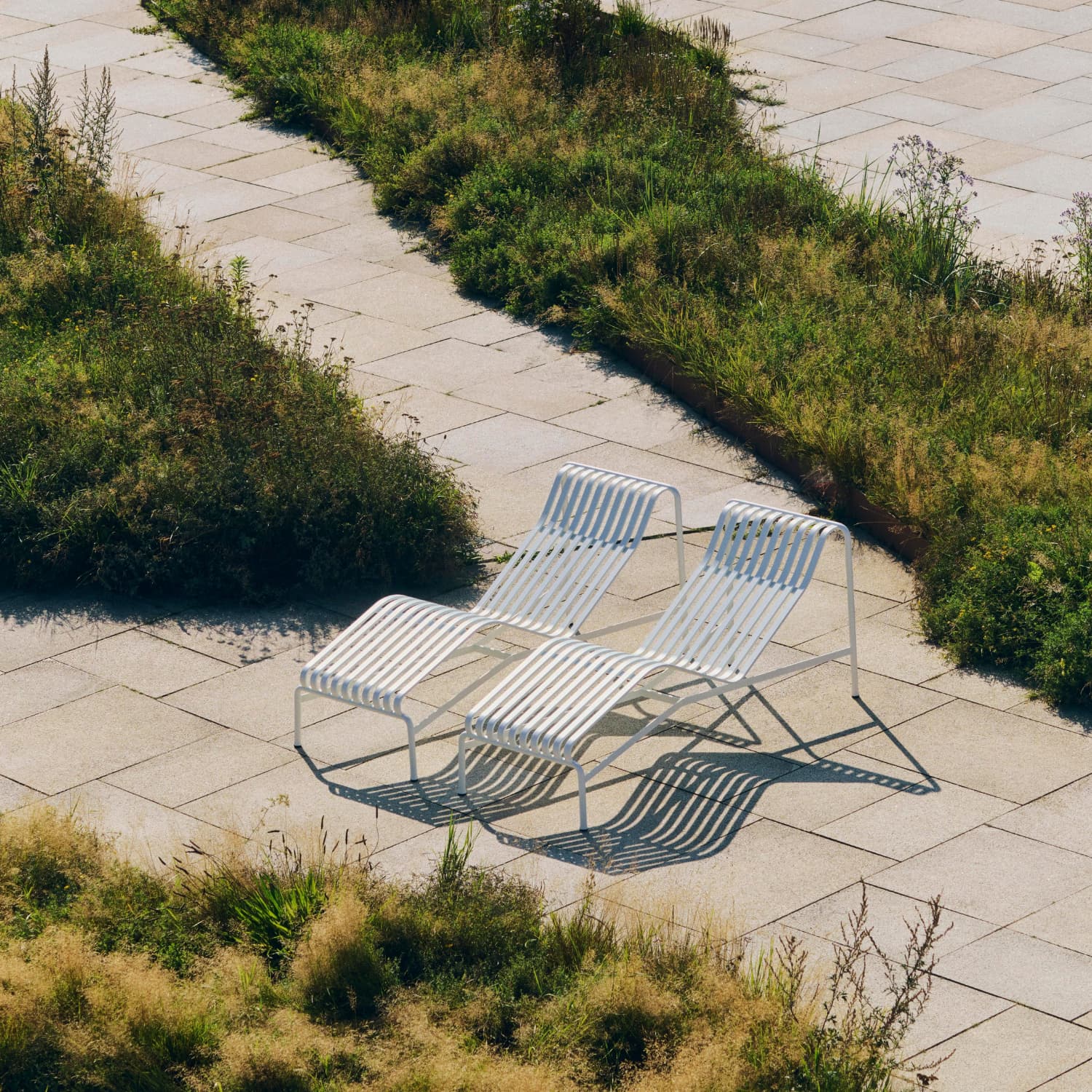 Palissade Chaise Longue Cream White