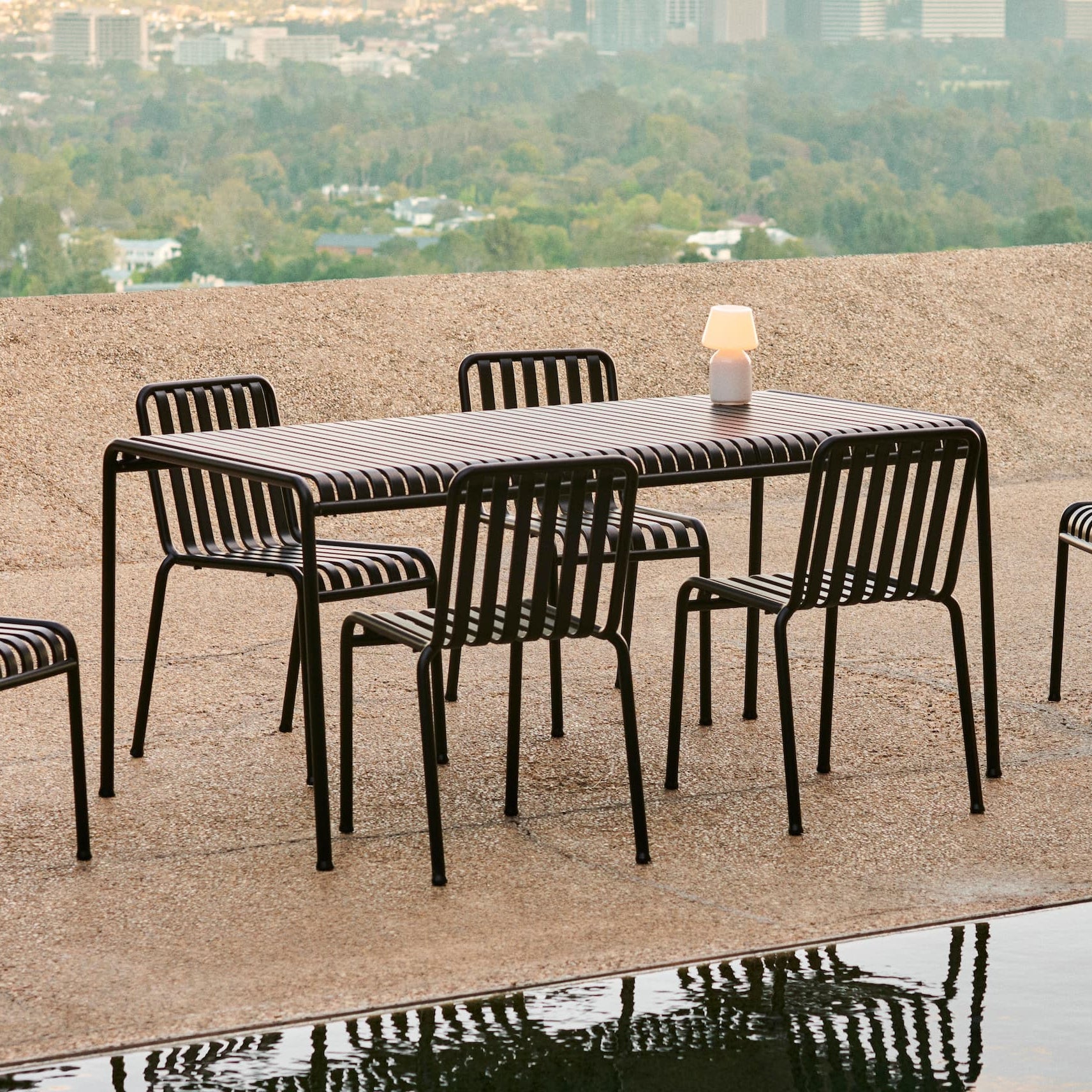 Palissade Utebord 170x90 Anthracite