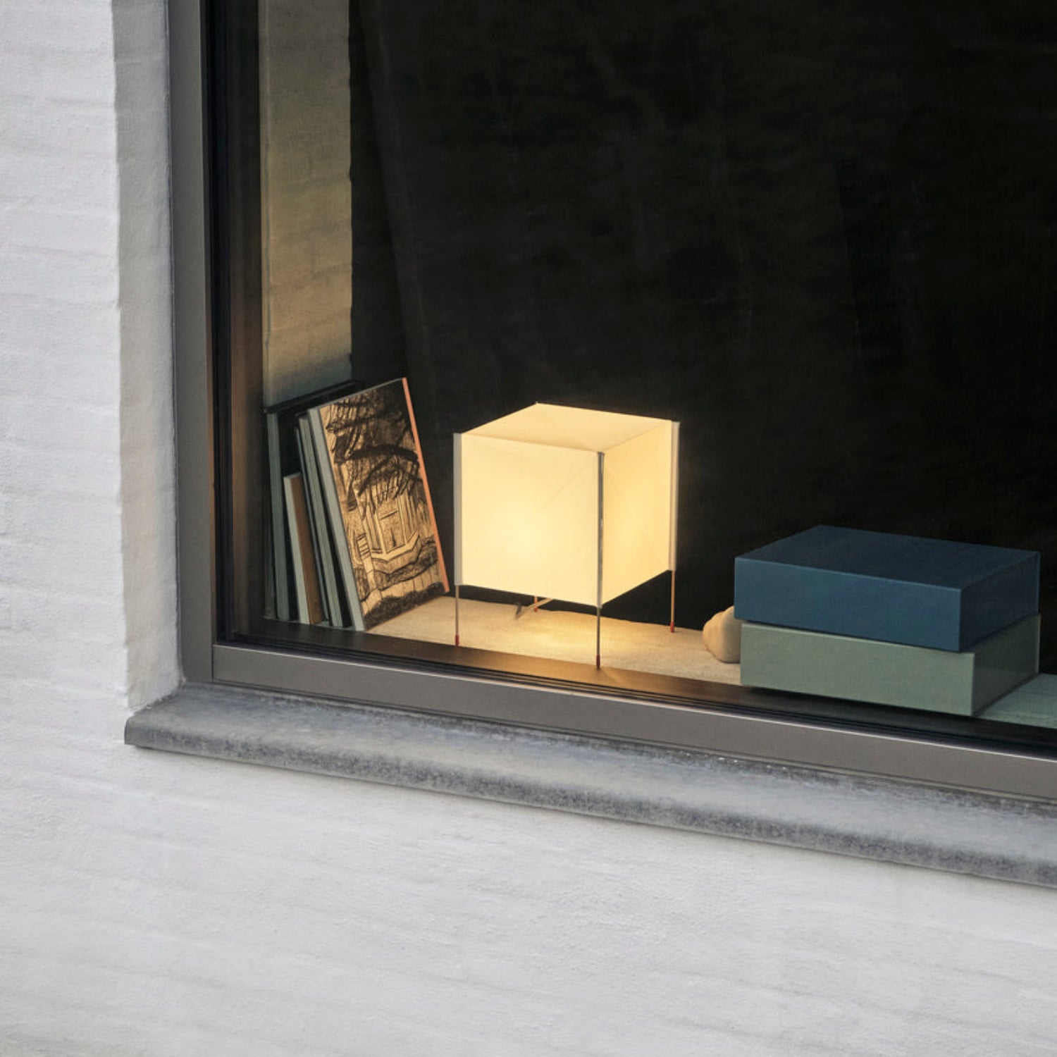 Bordlampe Paper Cube