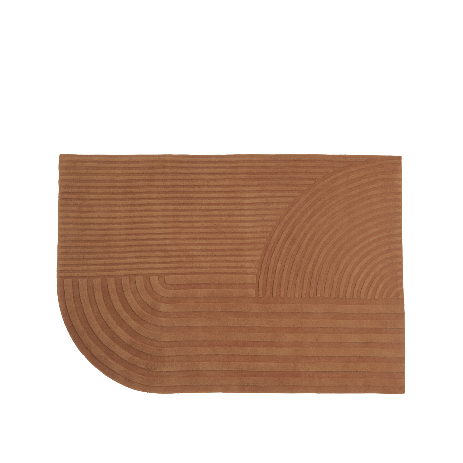 Gulvteppe Relevo Burnt Orange