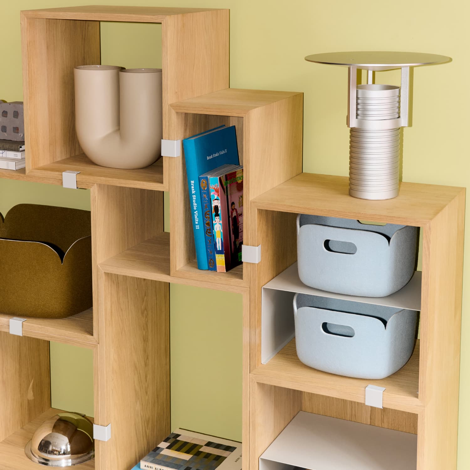 Restore Basket Light Blue 28x28cm