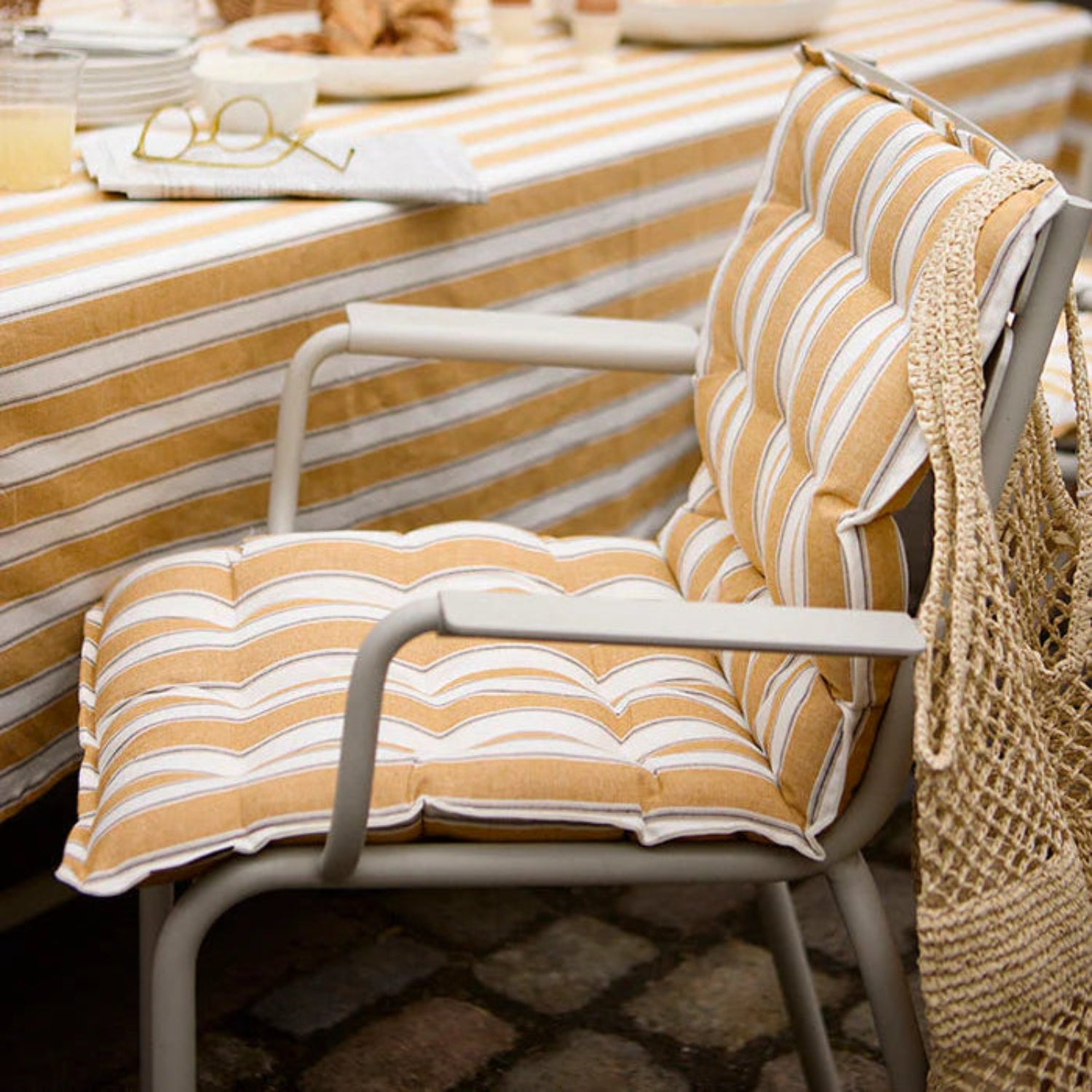 Pute Dobbel Palermo Honey 45x90cm