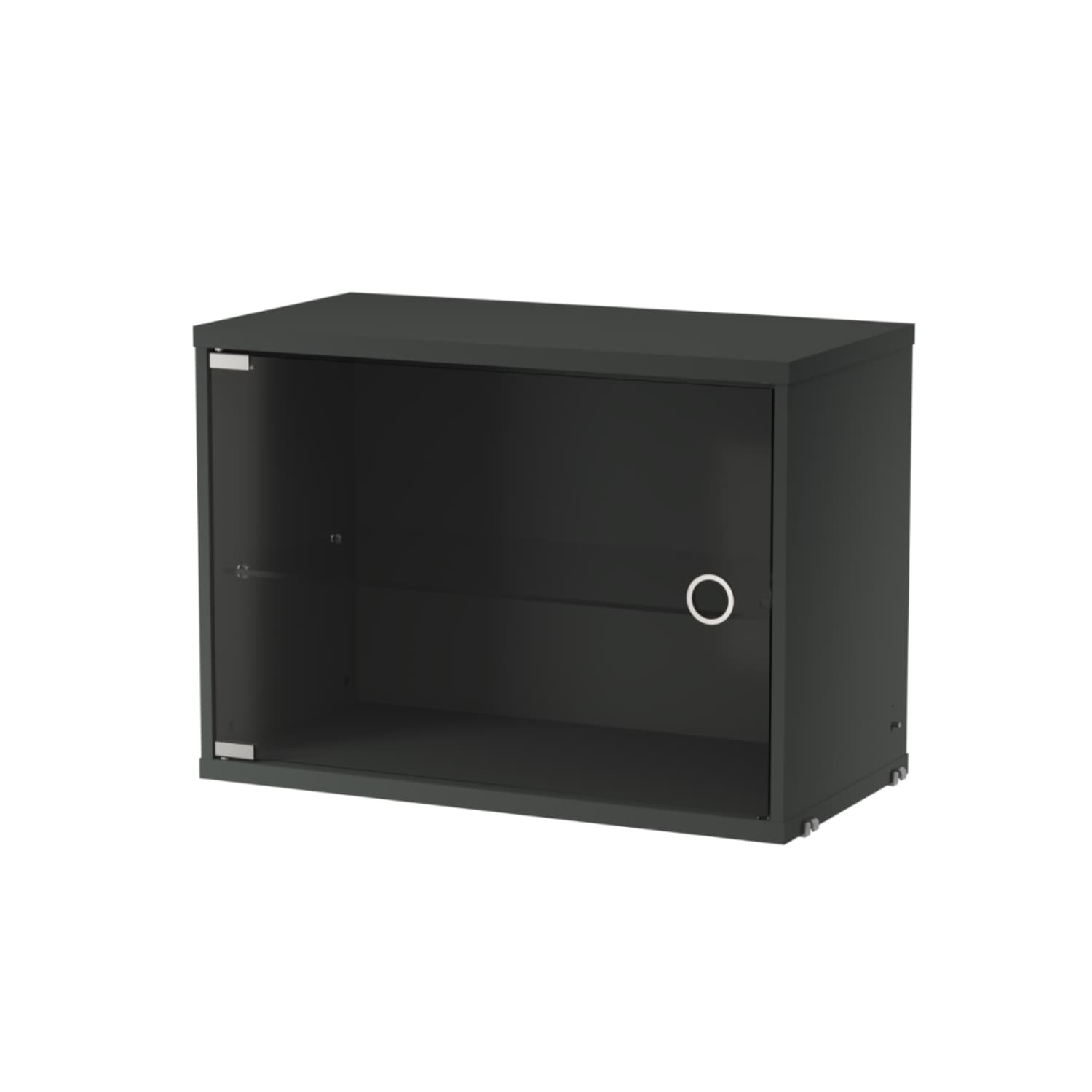 Skap Glass m/Svingdør 58x30