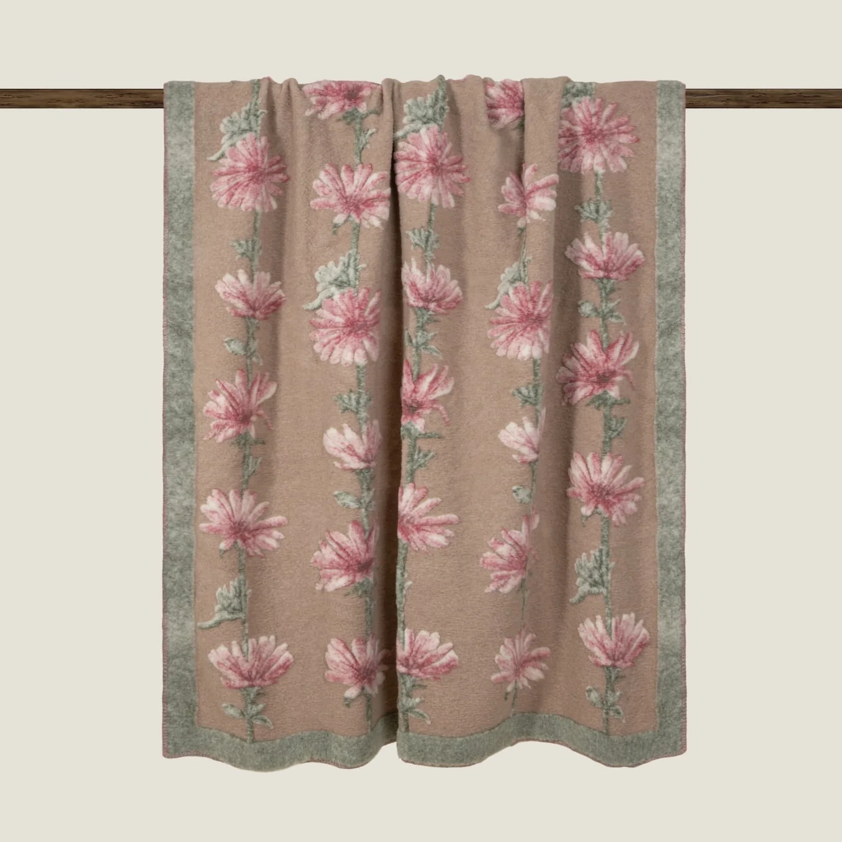 Ullpledd Chicory Pink 150x190 cm