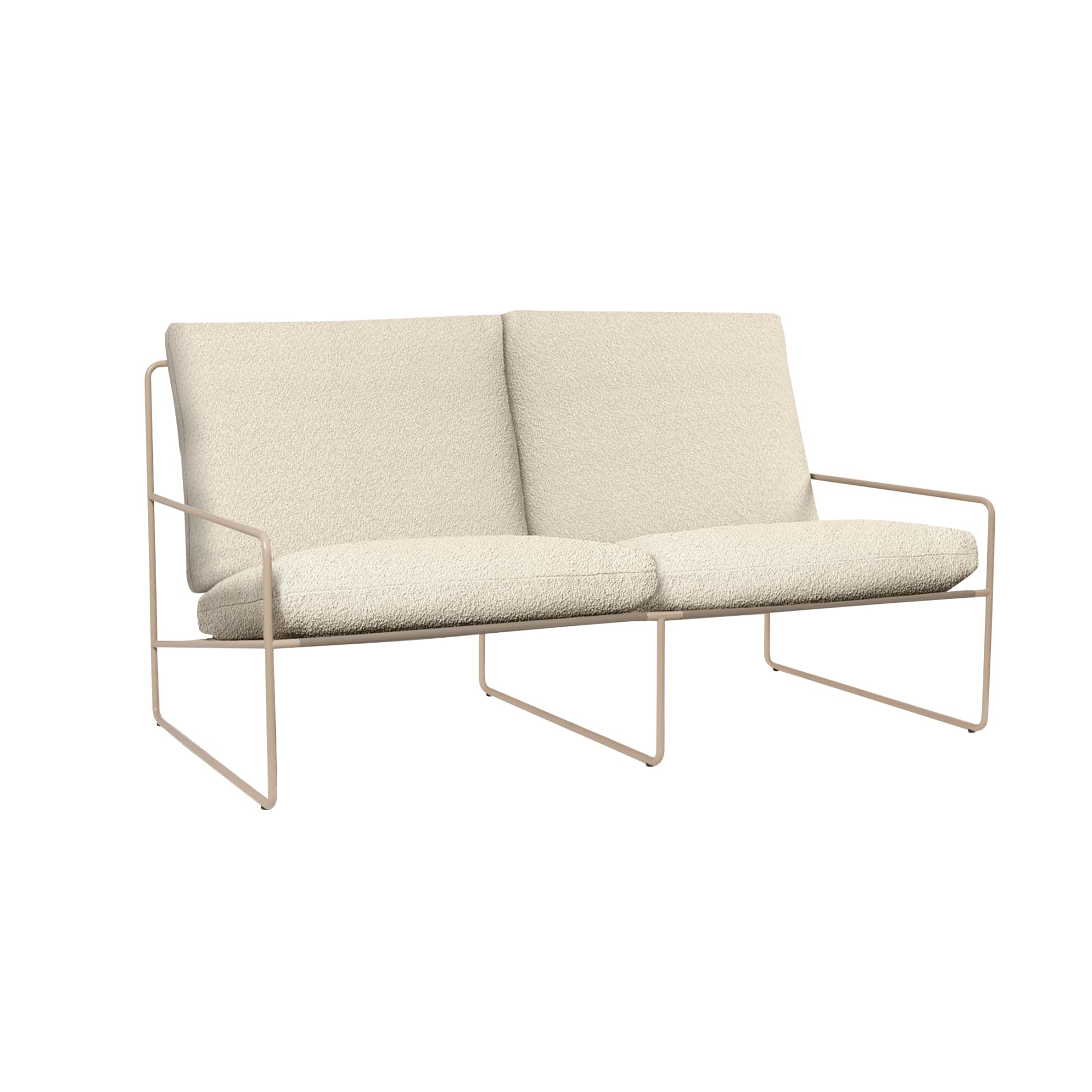 Utendørs 2-seter Desert - Pure Bouclé