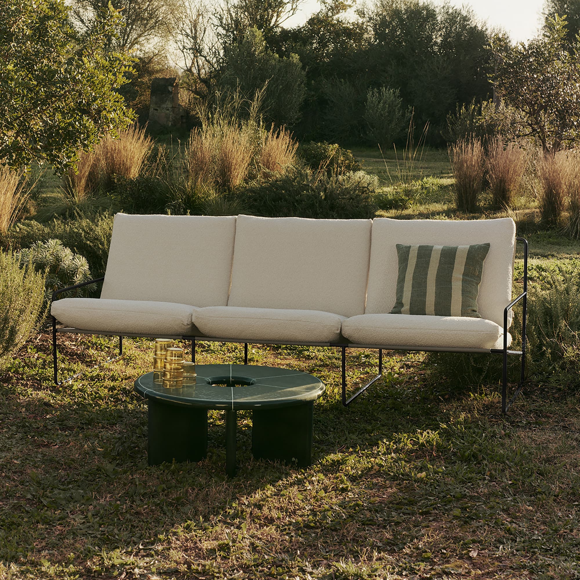 Utendørs 3-seter Desert - Pure Bouclé