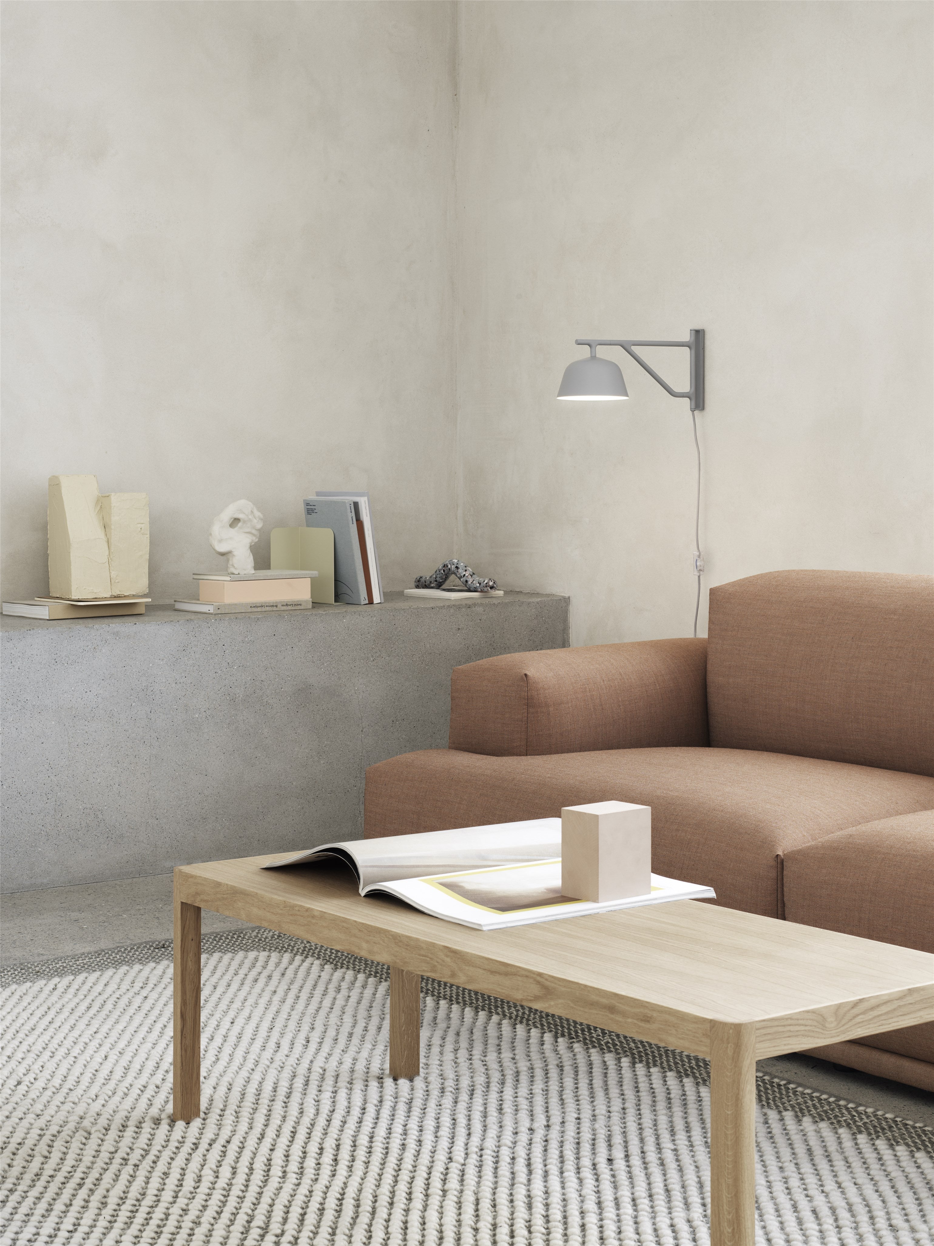 Gulvteppe Pebble Rug Pale Light Grey