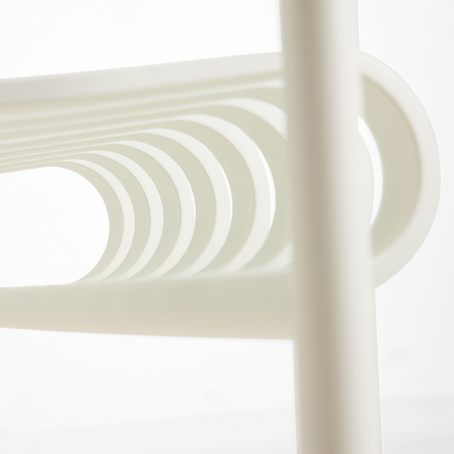 Palissade Dining Bench w. armrest Cream White - Bilde 5