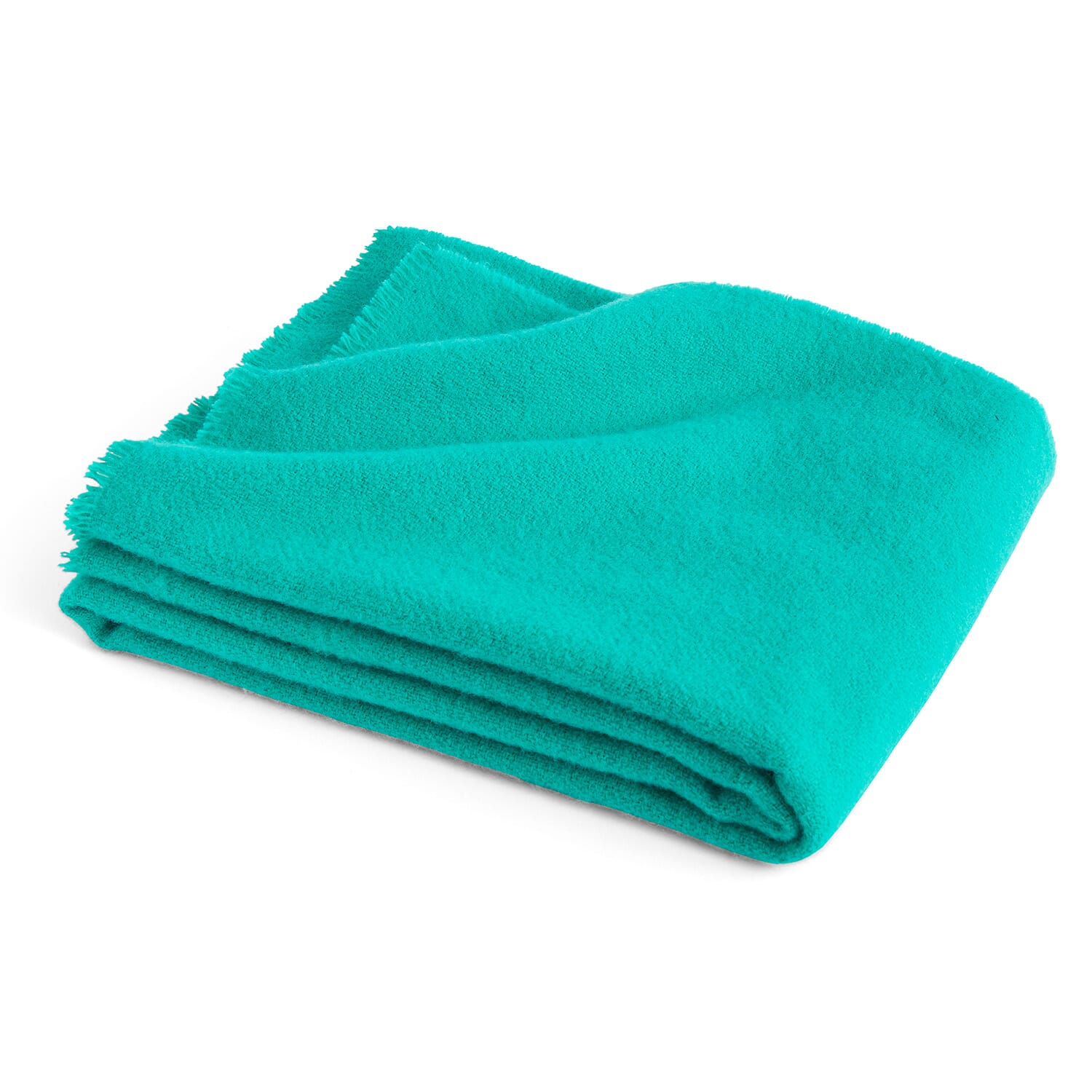 Ullpledd Mono Aqua Green - Hovedbilde