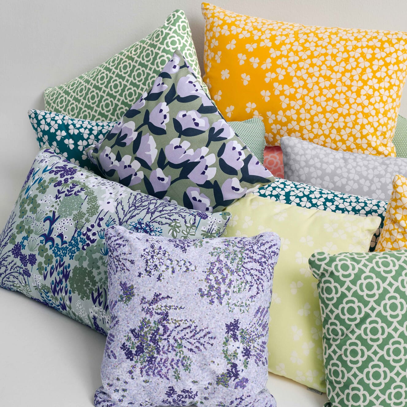 Bouquet Savage Utendørspute Champetre Ice Mint 68x44 - Bilde 5