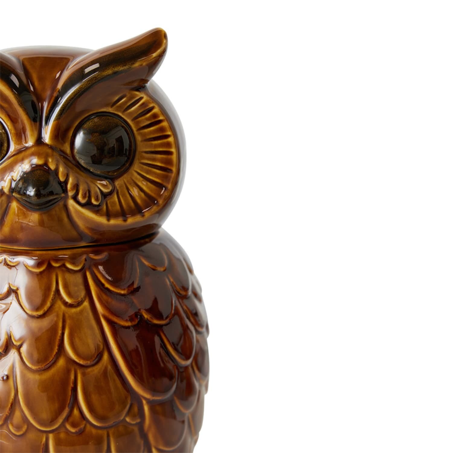 Ceramic owl jar roasted - Bilde 4