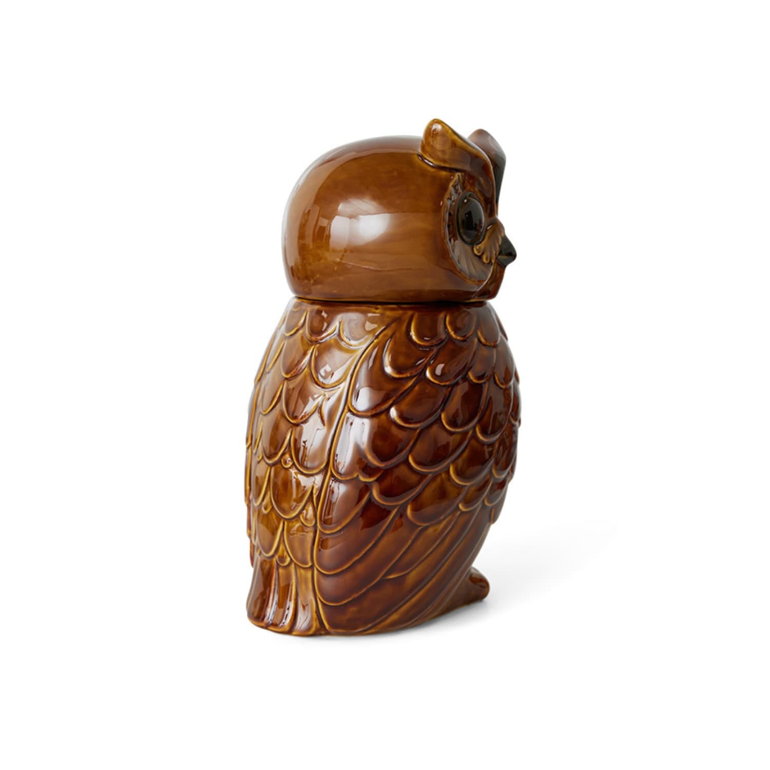 Ceramic owl jar roasted - Bilde 5