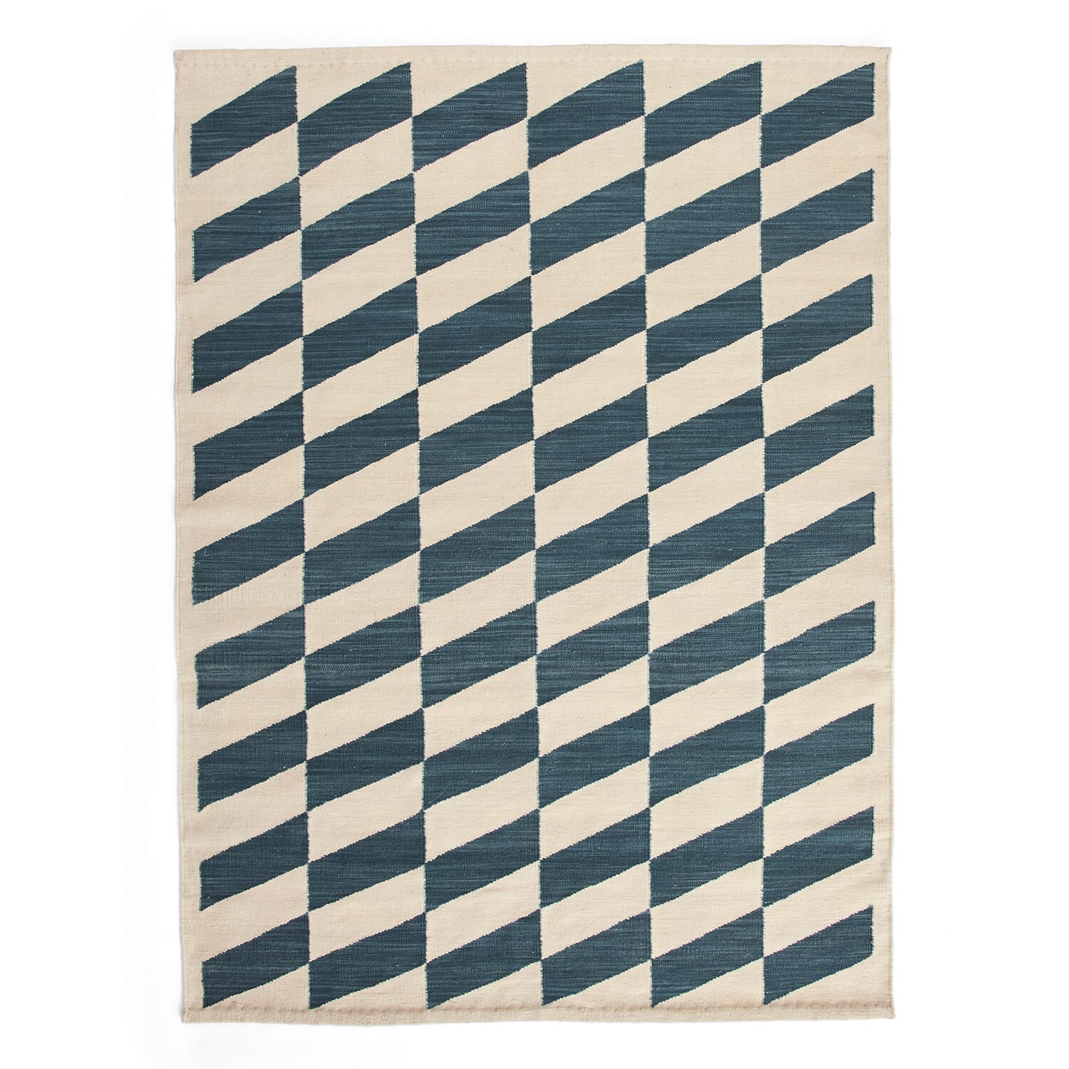 Gulvteppe Shift Kelim Blue - Bilde 7