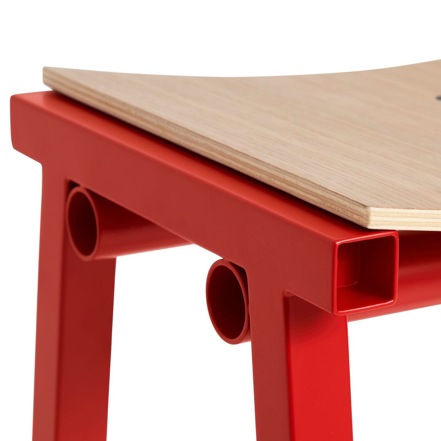 Barstol Taburet 8 Signal Red - Bilde 4