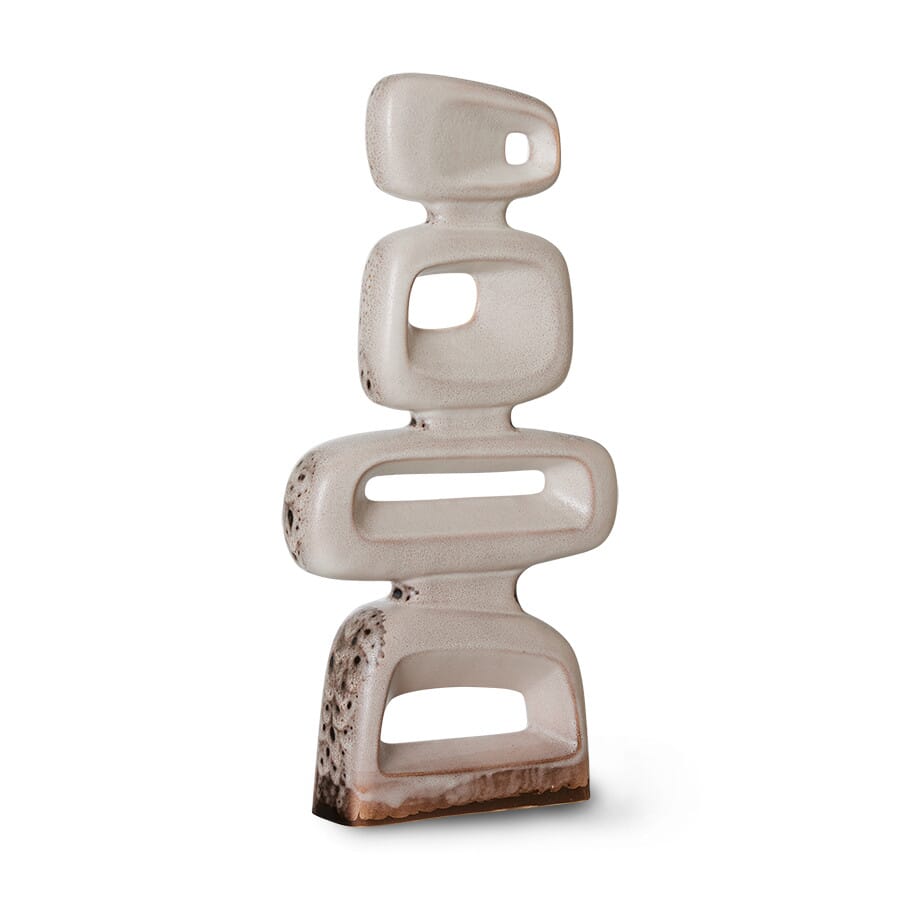 Keramikk-skulptur Reactive Brown - Bilde 7