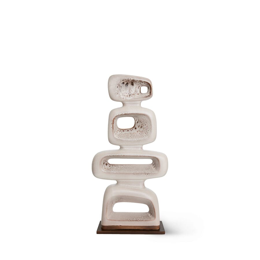 Keramikk-skulptur Reactive Brown - Hovedbilde