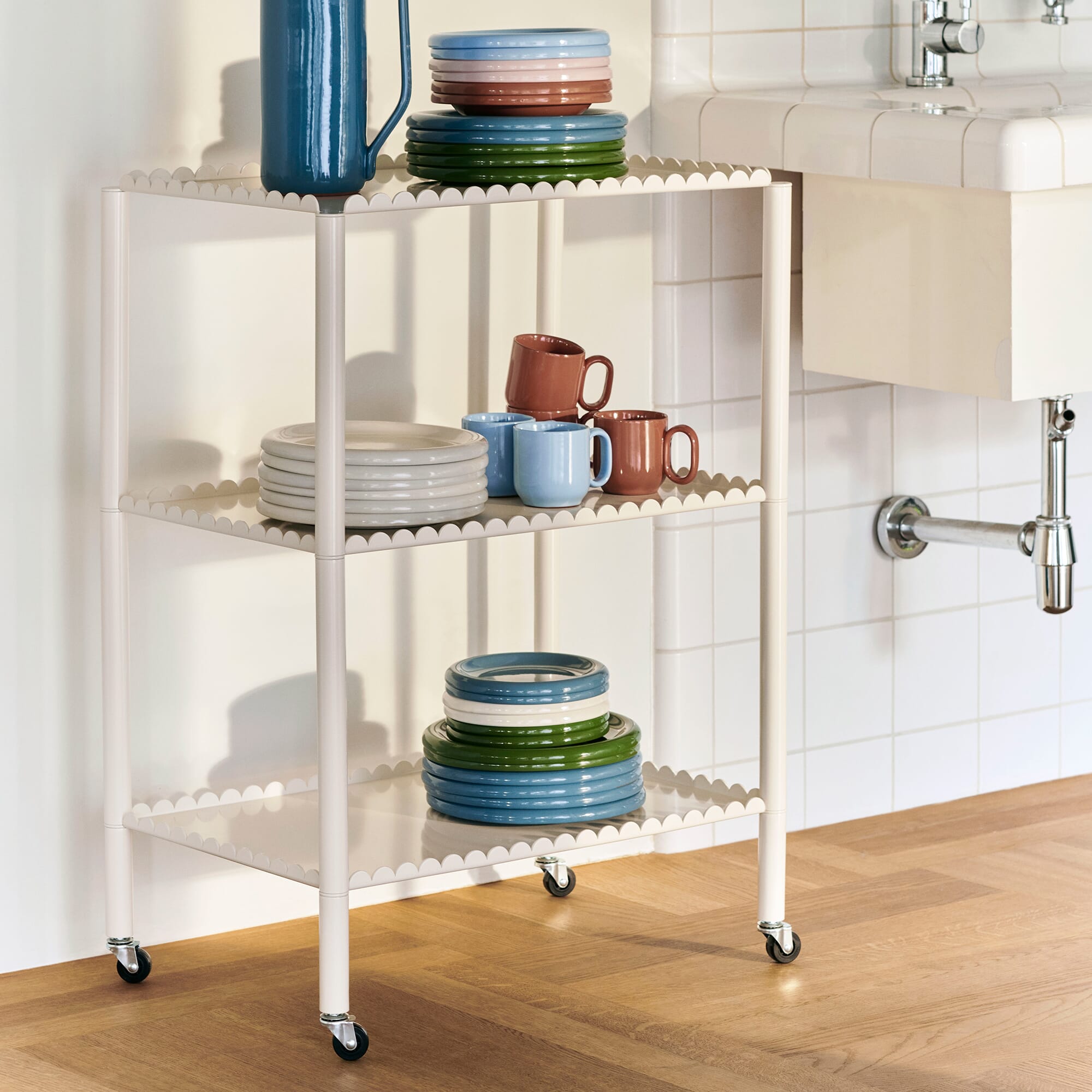 Trillebord Arcs HIGH Eggehvit - Bilde 3