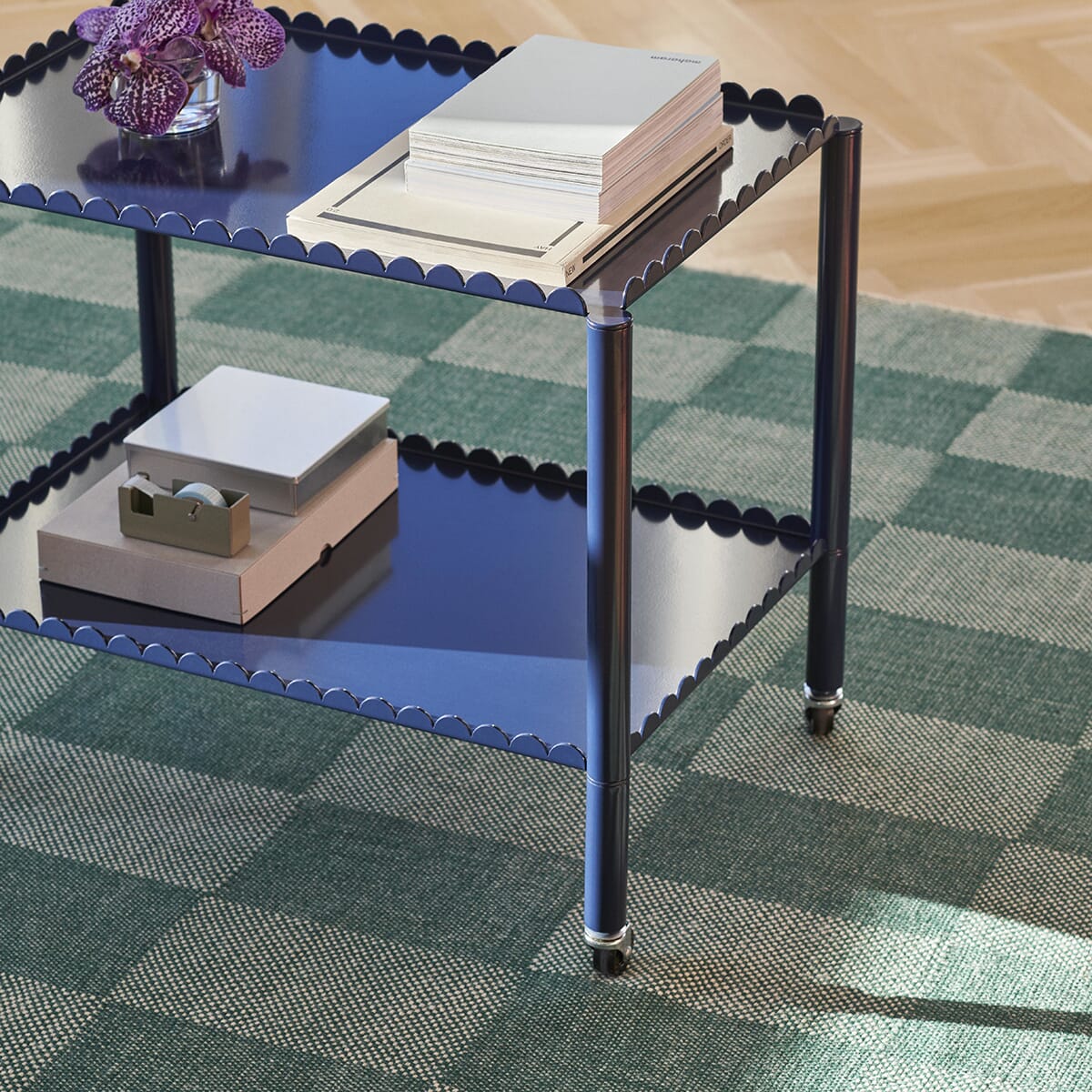 Gulvteppe Check Green 140x200 - Bilde 3