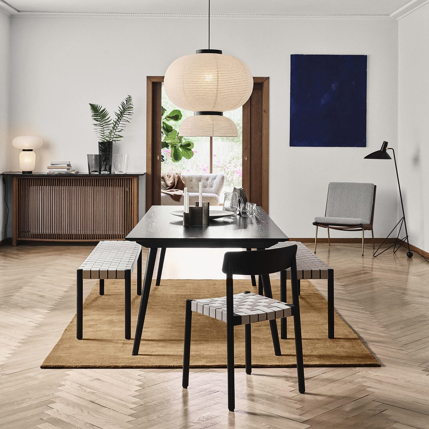 Betty Stol TK1 Svart/Natur - Bilde 3