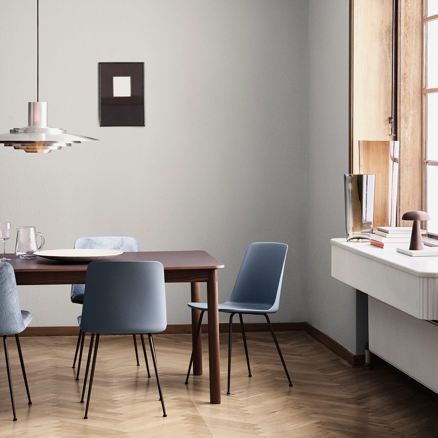 Spisestol Rely HW6 Light Blue - Bilde 3