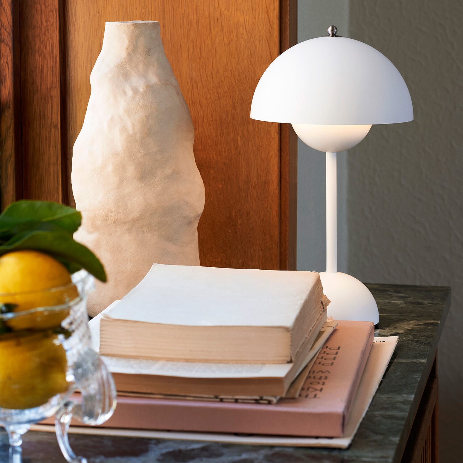 Flowerpot VP9 Oppladbar Lampe Matt Hvit - Bilde 8