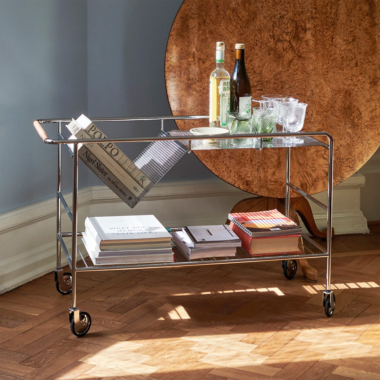 Trillebord Alima NDS1 Krom/Eik - Hovedbilde